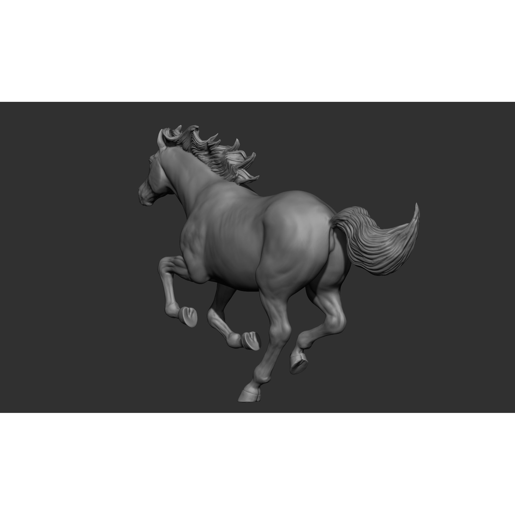 18 Horse Poses - 3D Model - View 5