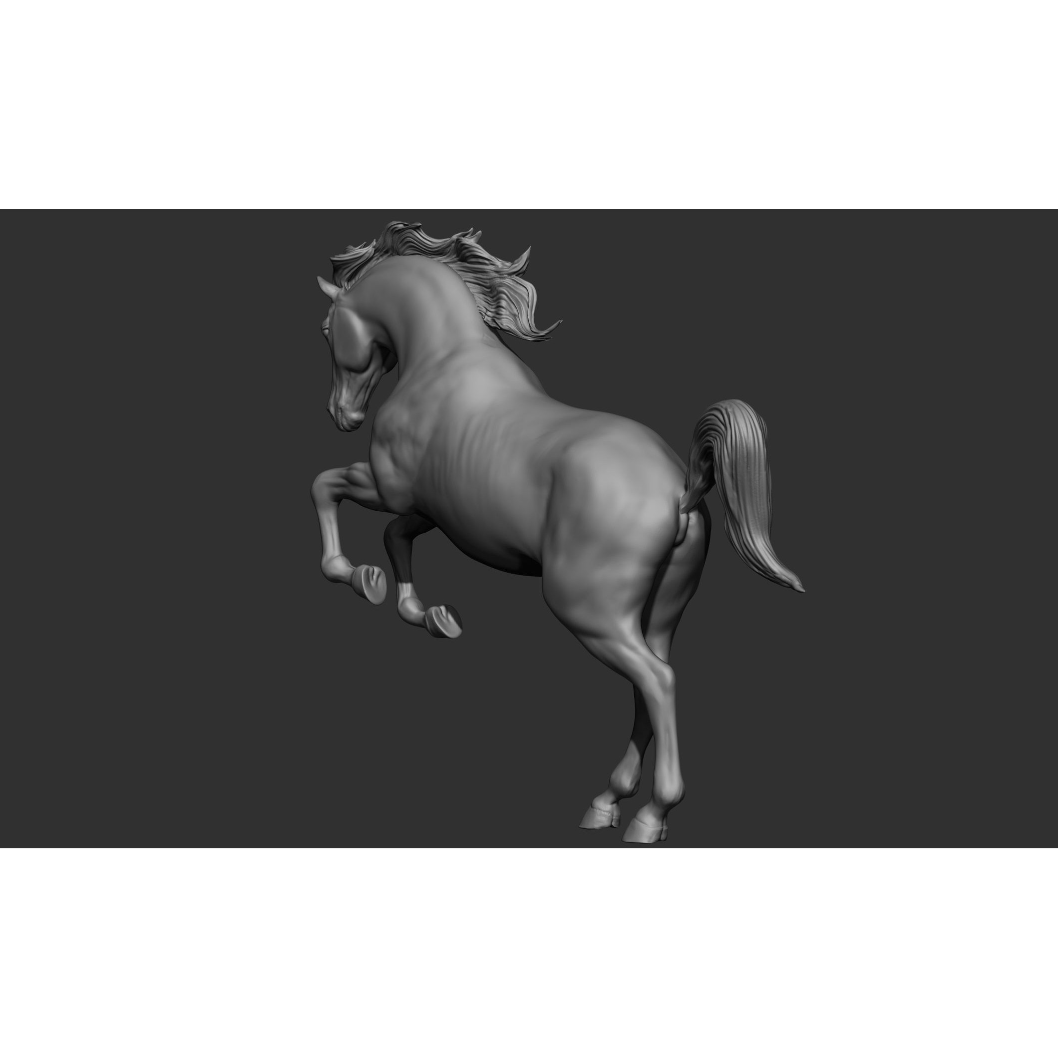 18 Horse Poses - 3D Model - View 53
