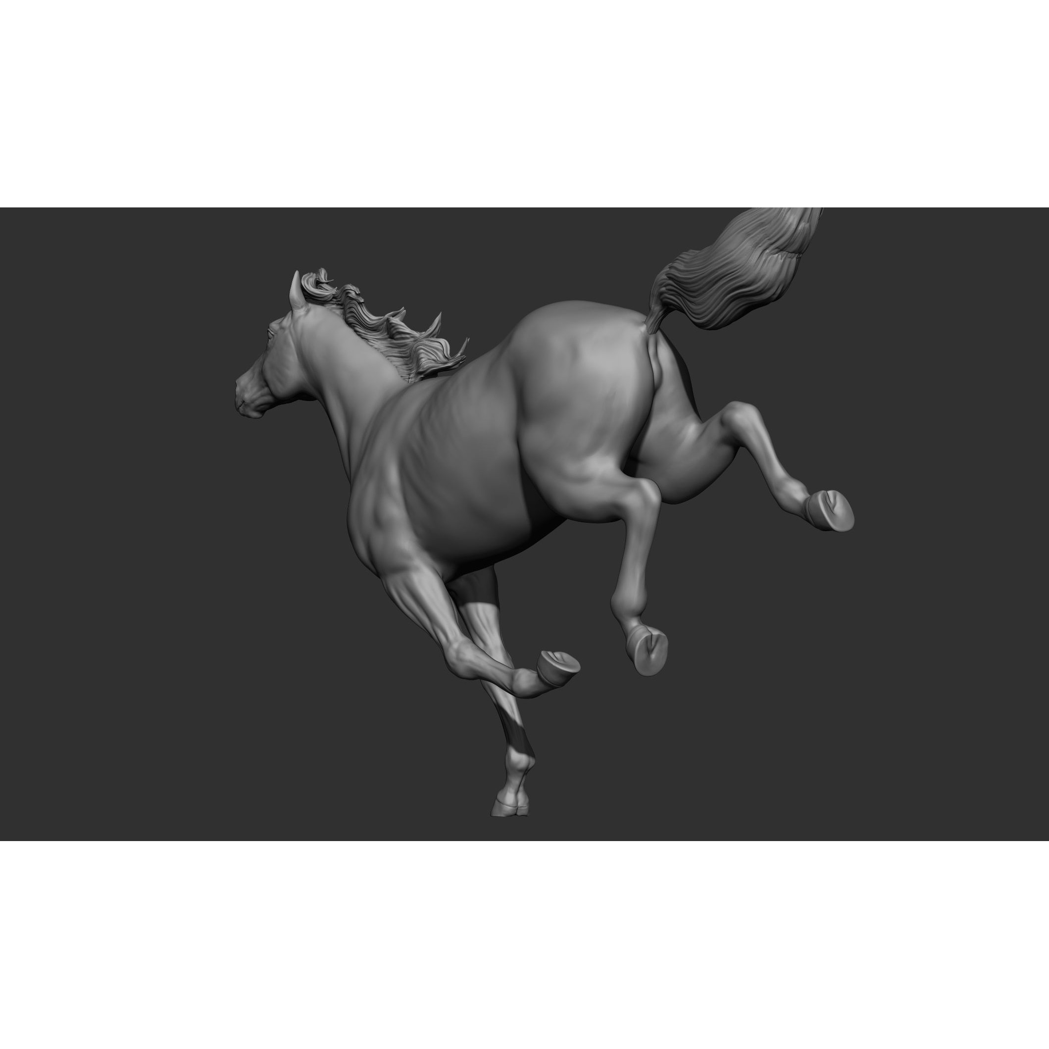 18 Horse Poses - 3D Model - View 63
