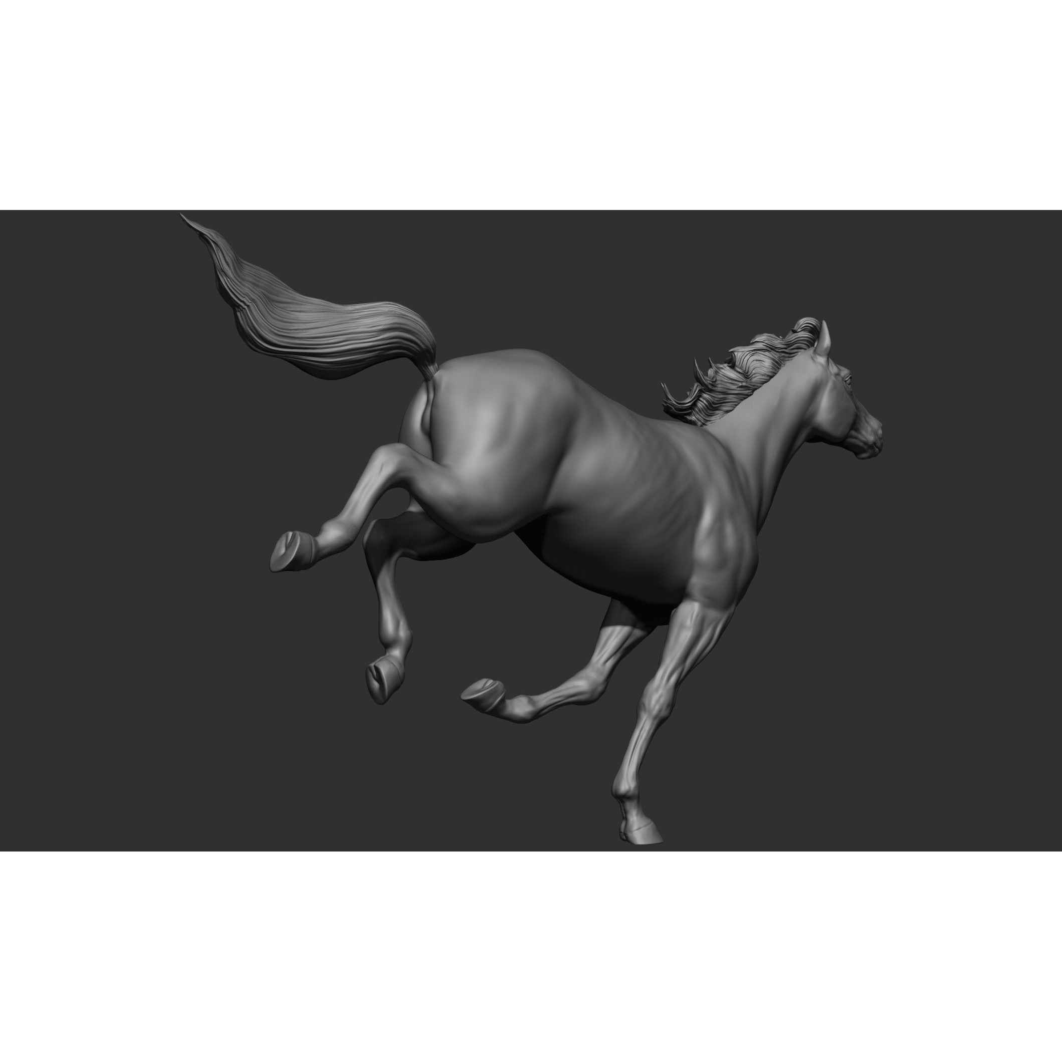 18 Horse Poses - 3D Model - View 64