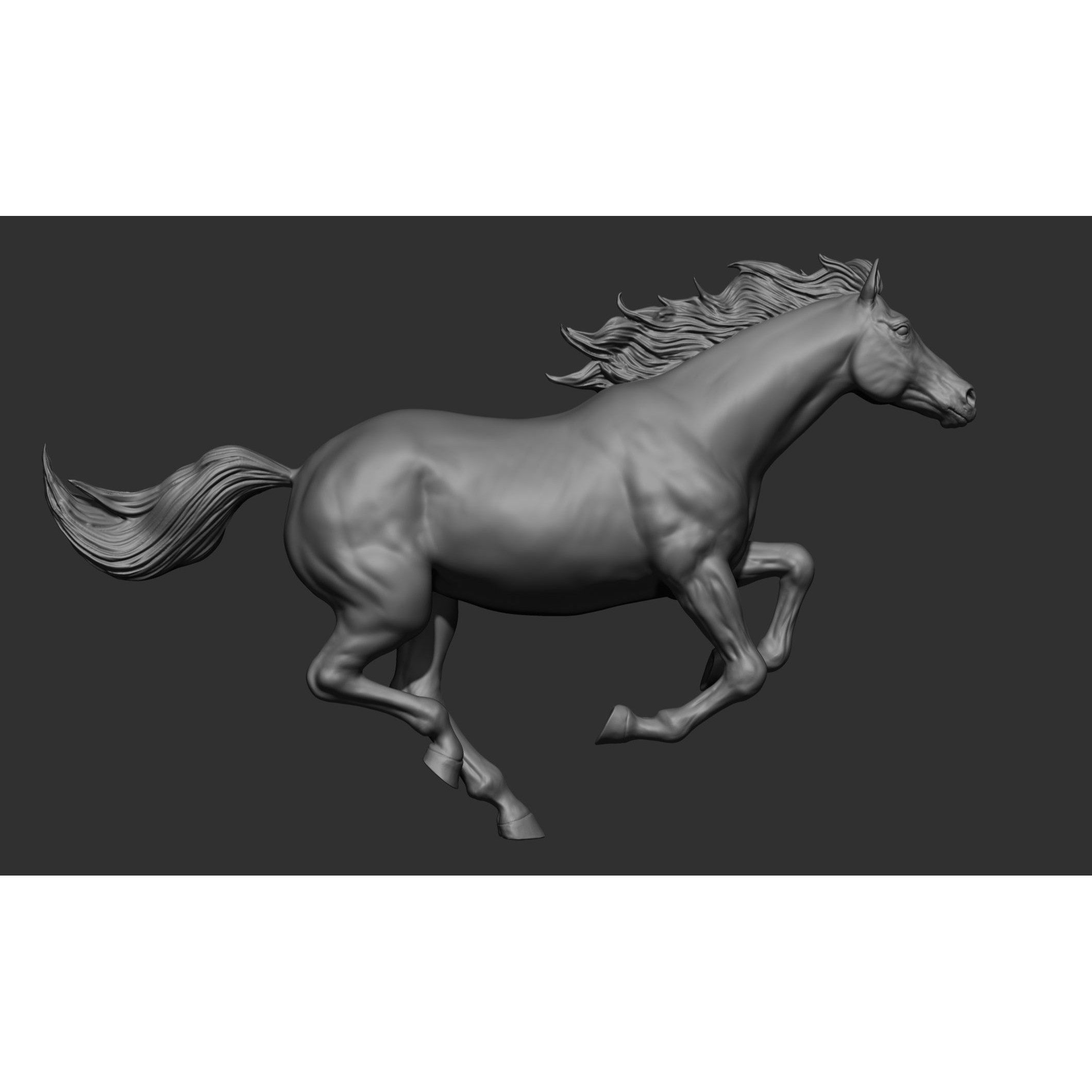 18 Horse Poses - 3D Model - View 7