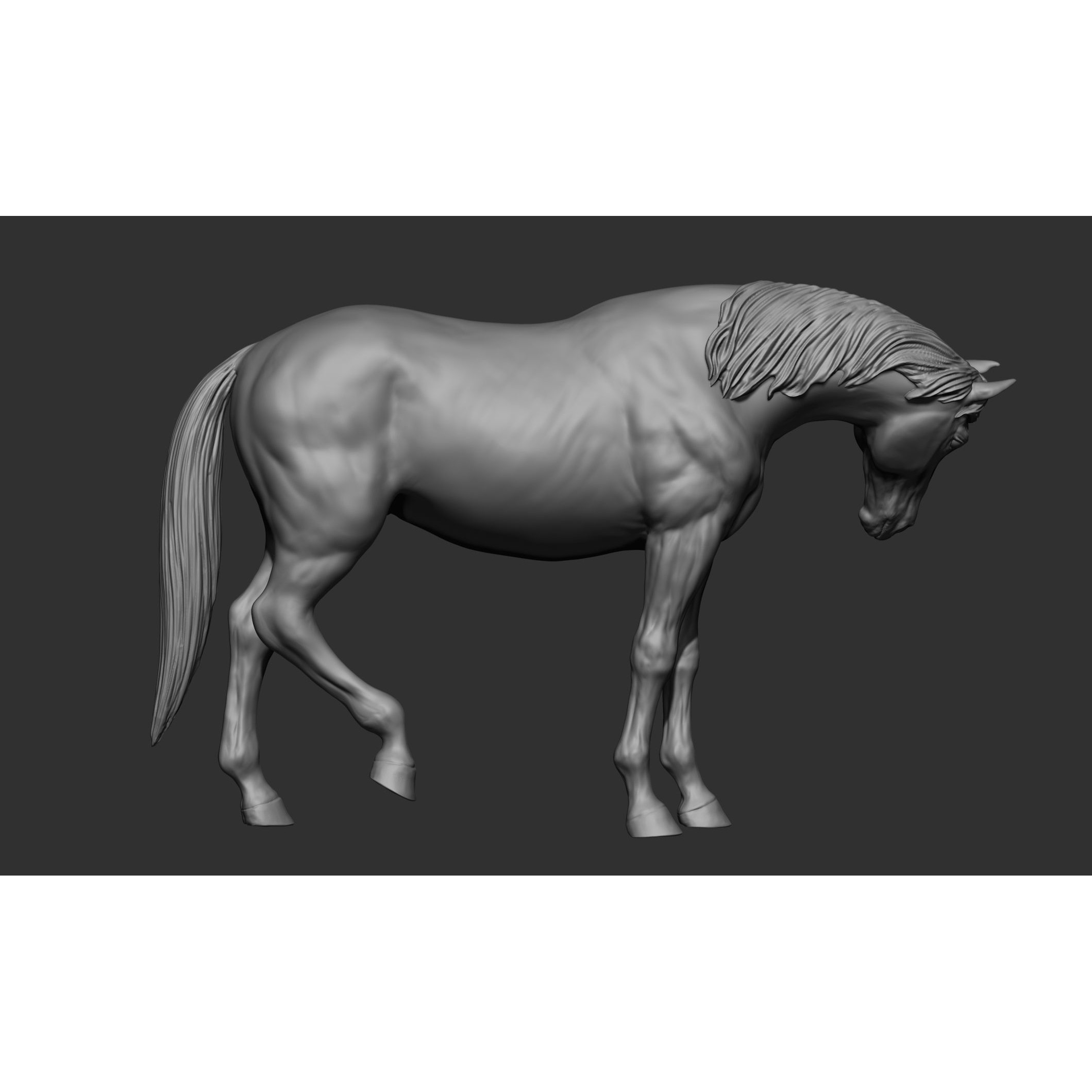 18 Horse Poses - 3D Model - View 75