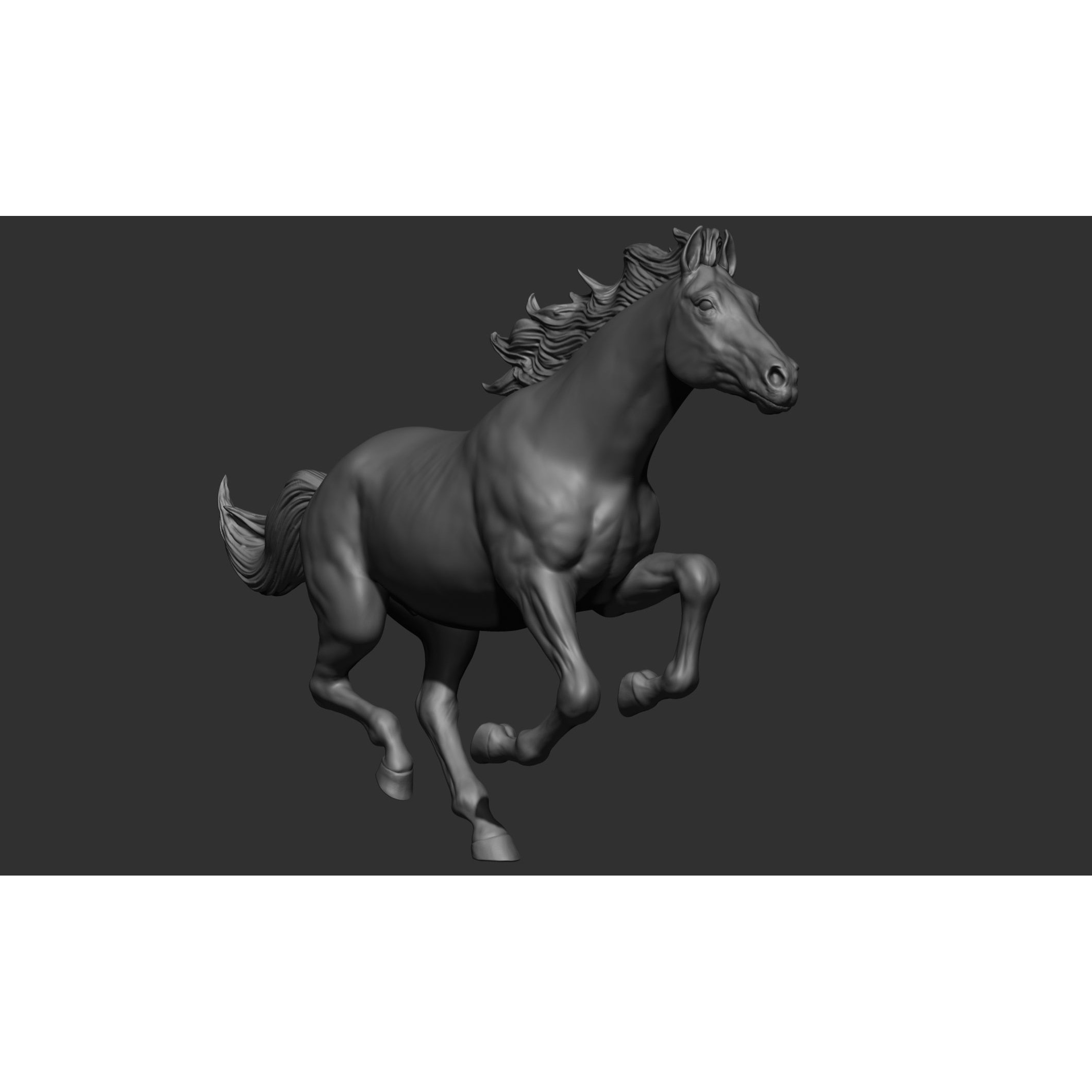 18 Horse Poses - 3D Model - View 8