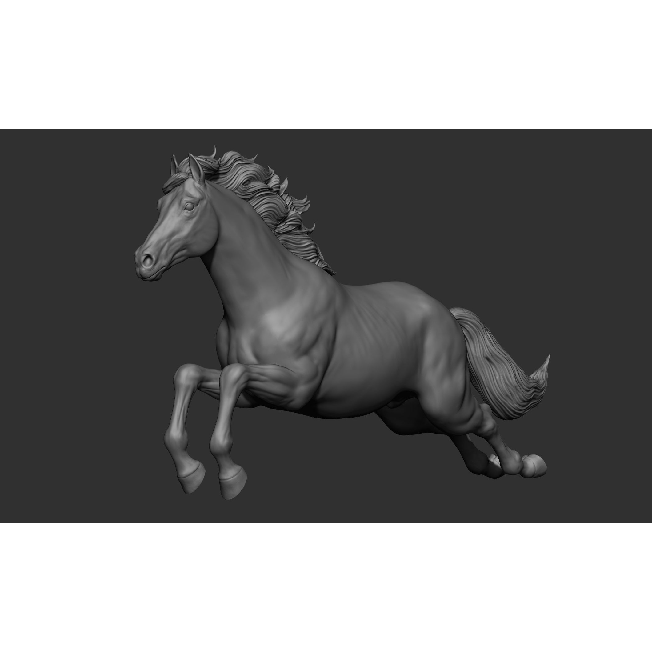 18 Horse Poses - 3D Model - View 9
