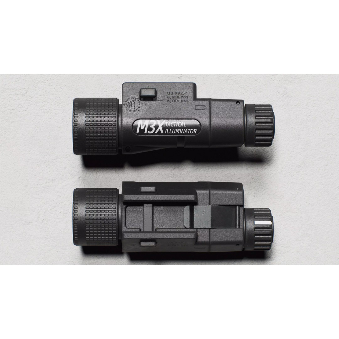 Insight M3X Flashlight 3D Model – Low Poly PBR Game Asset, FBX - View 11
