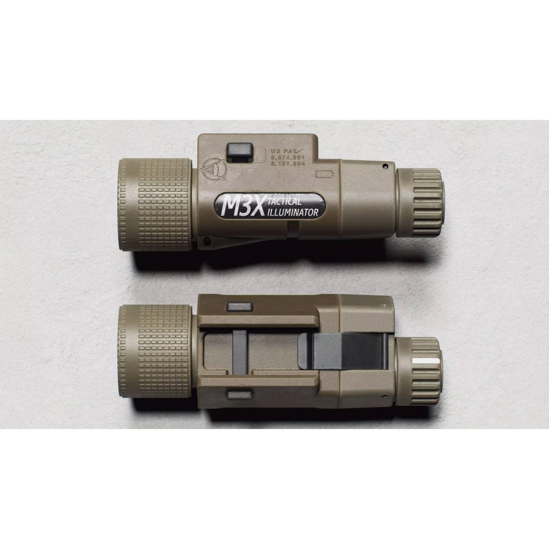 Insight M3X Flashlight 3D Model – Low Poly PBR Game Asset, FBX - View 13