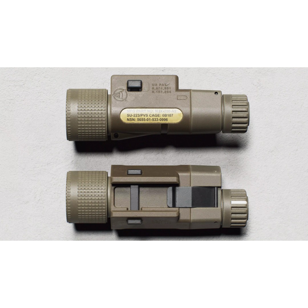 Insight M3X Flashlight 3D Model – Low Poly PBR Game Asset, FBX - View 14
