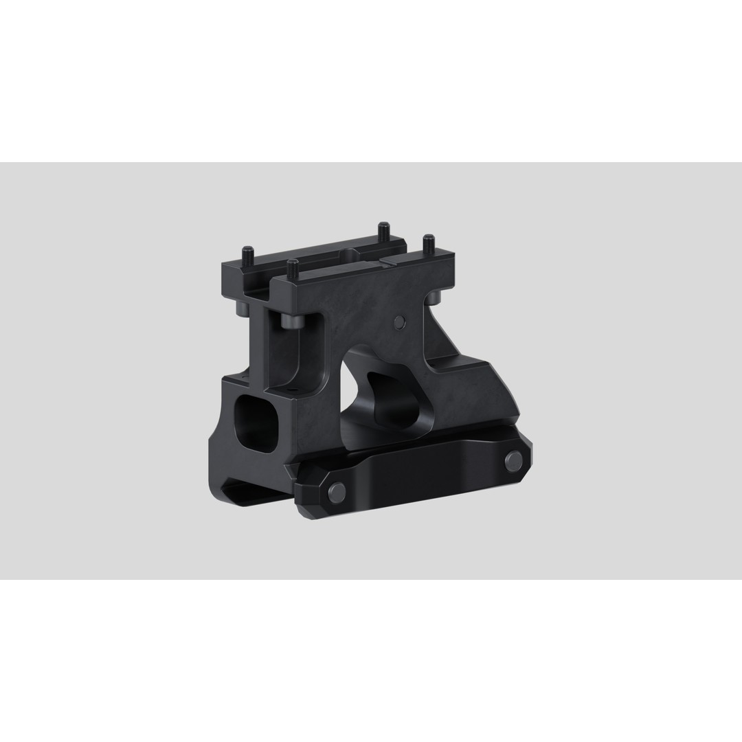 UNITY Tactical FAST MRO Mount 3D Model – Low Poly PBR Asset, FBX, OBJ - View 10