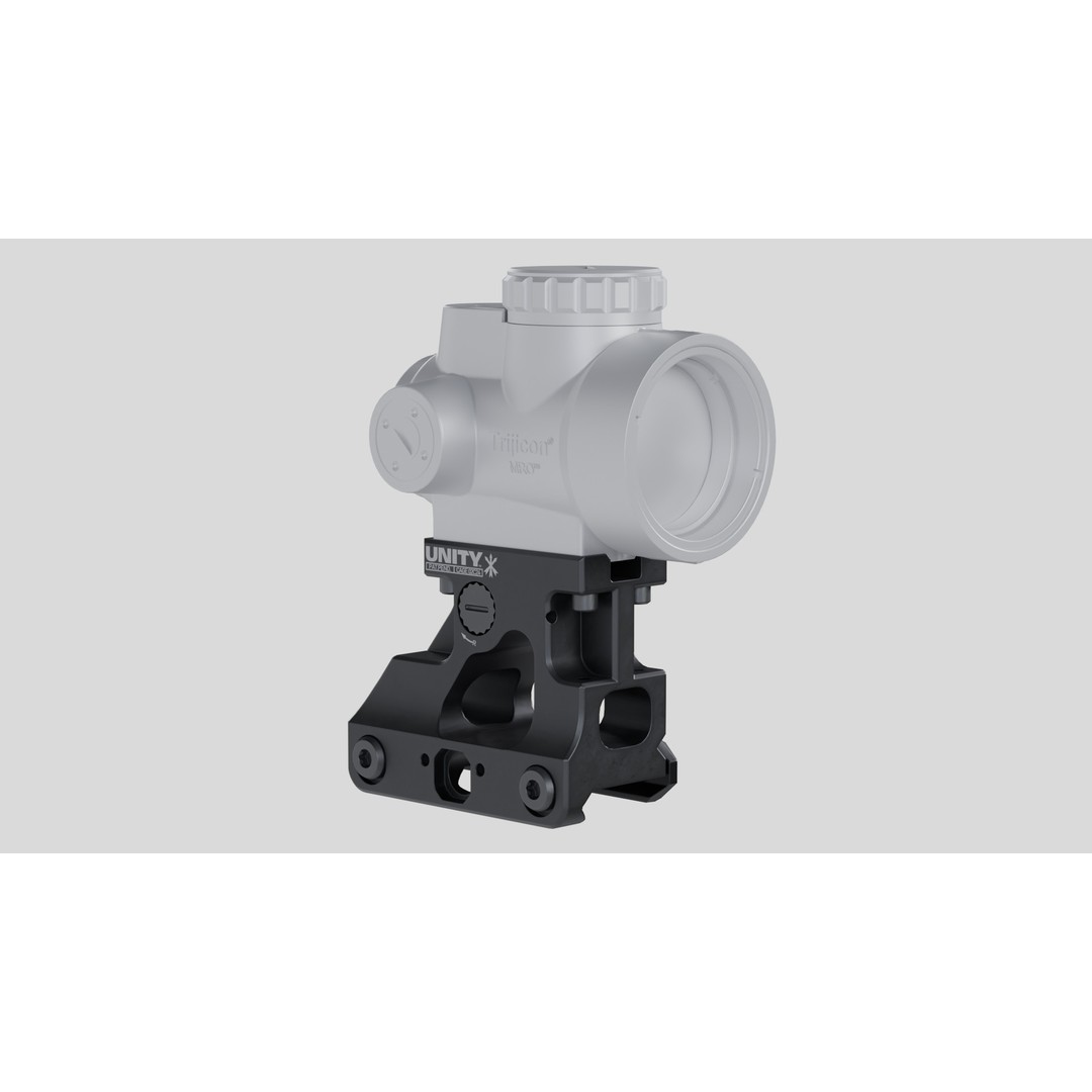 UNITY Tactical FAST MRO Mount 3D Model – Low Poly PBR Asset, FBX, OBJ - View 4