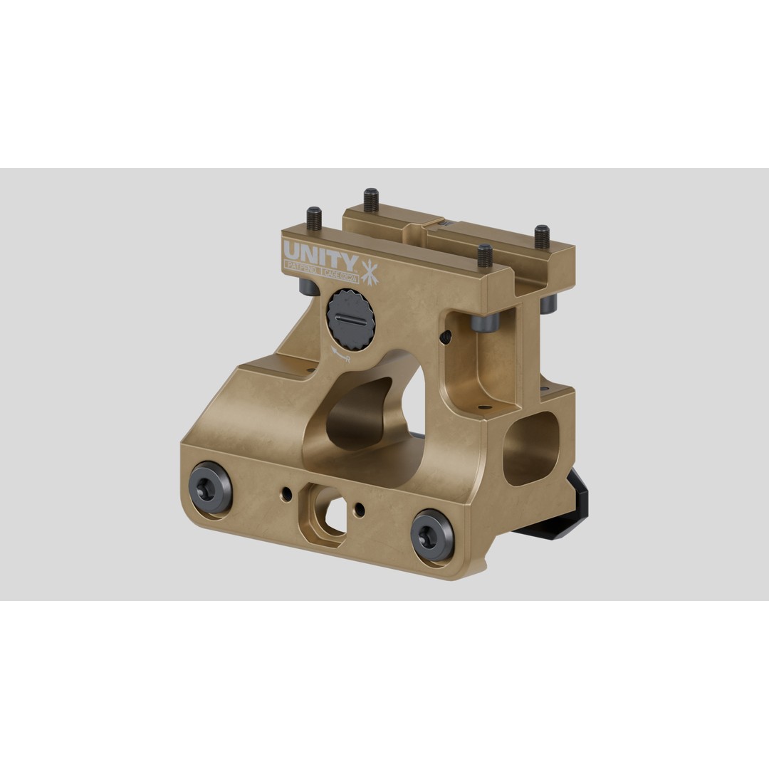 UNITY Tactical FAST MRO Mount 3D Model – Low Poly PBR Asset, FBX, OBJ - View 5