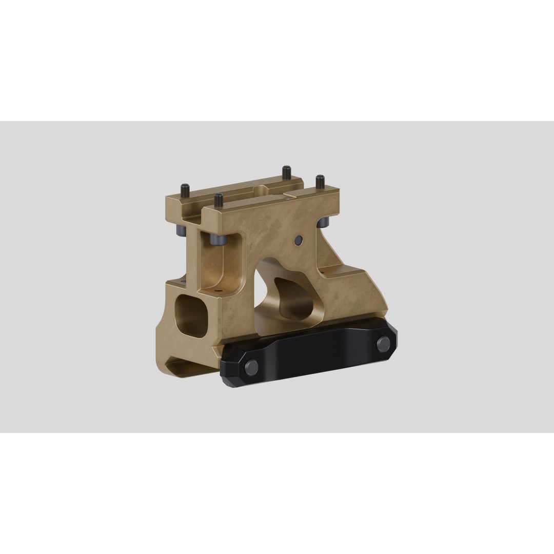 UNITY Tactical FAST MRO Mount 3D Model – Low Poly PBR Asset, FBX, OBJ - View 9
