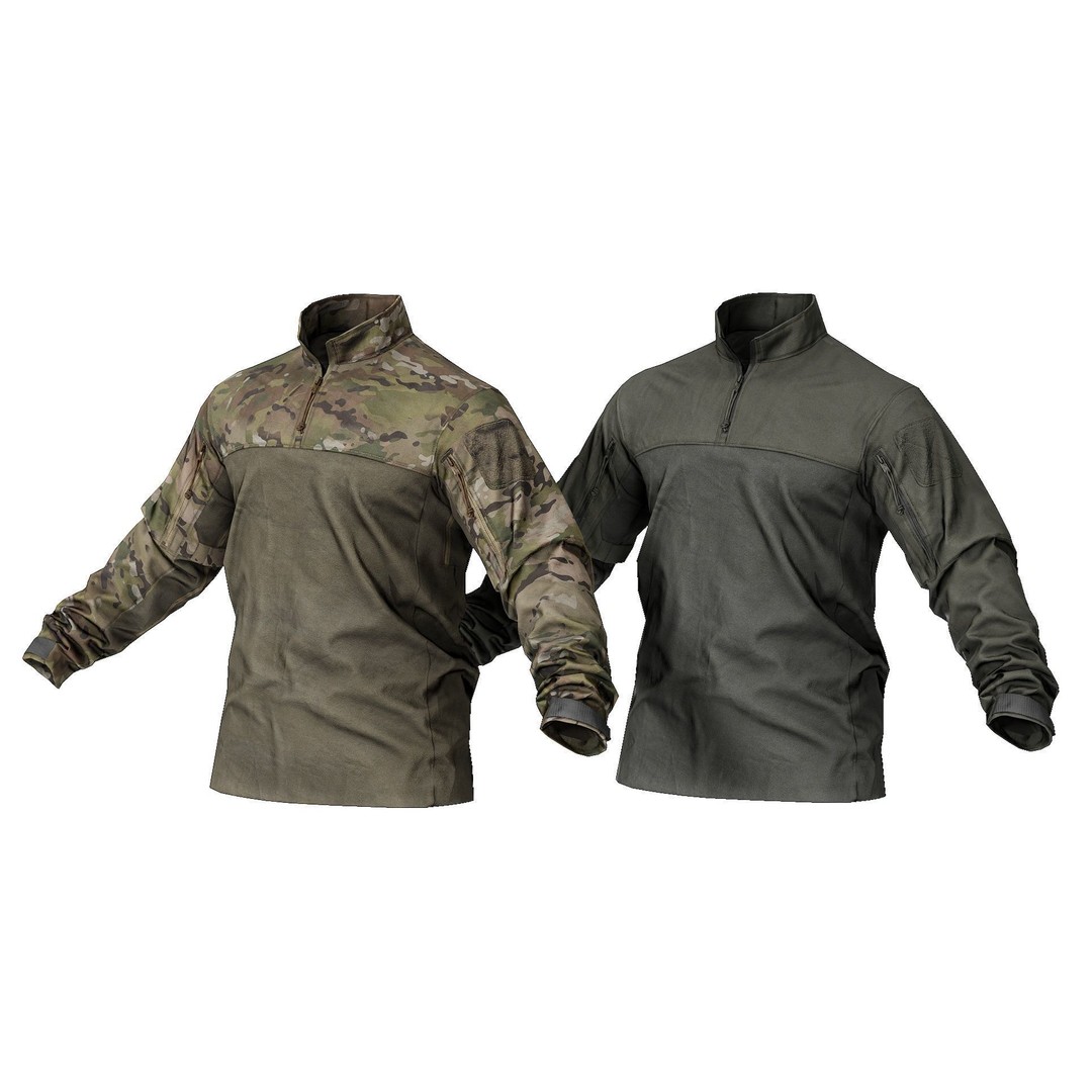 Arcteryx LEAF Sphinx Halfshell Combat Shirt 3D Model – Low Poly Game Asset, FBX - View 4