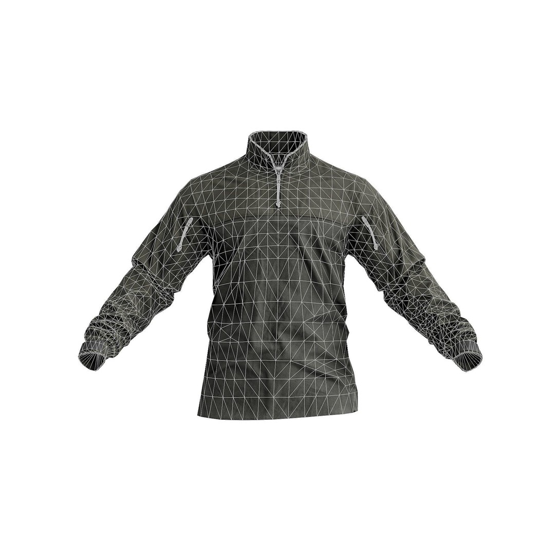 Arcteryx LEAF Sphinx Halfshell Combat Shirt 3D Model – Low Poly Game Asset, FBX - View 8