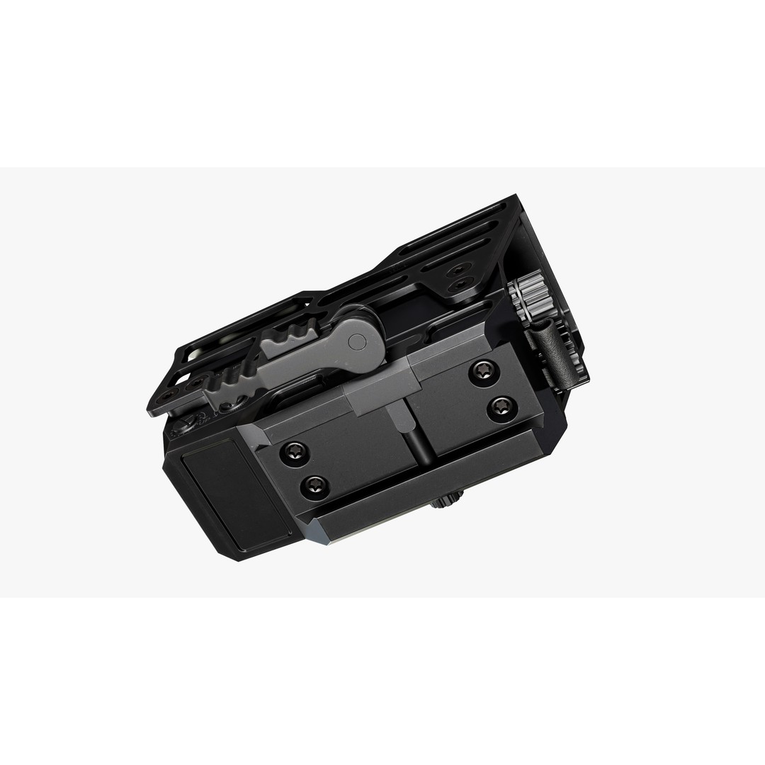 Solar Powered Red Dot Sight 3D Model – Low Poly Game Asset, FBX/OBJ - View 14