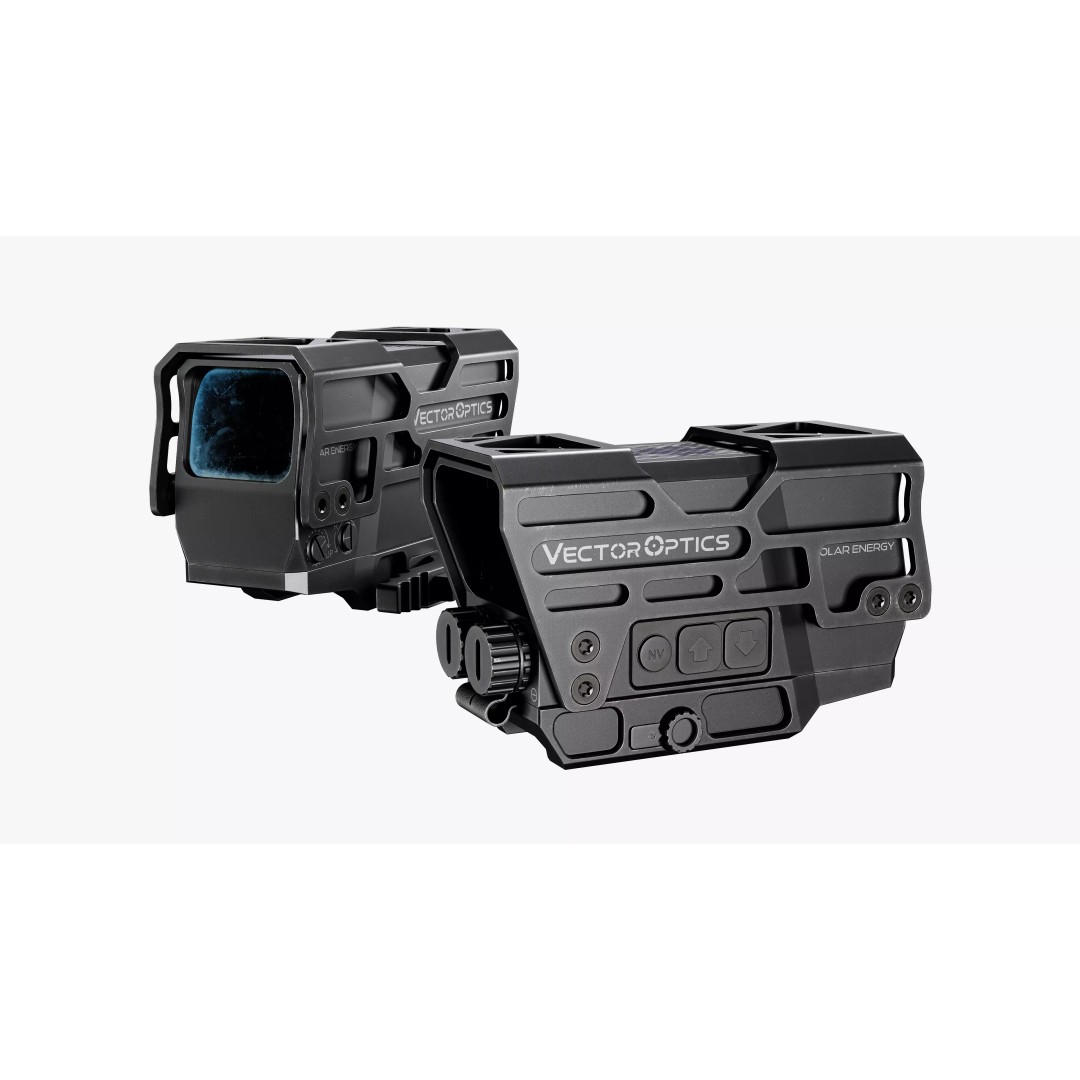 Solar Powered Red Dot Sight 3D Model – Low Poly Game Asset, FBX/OBJ - View 2