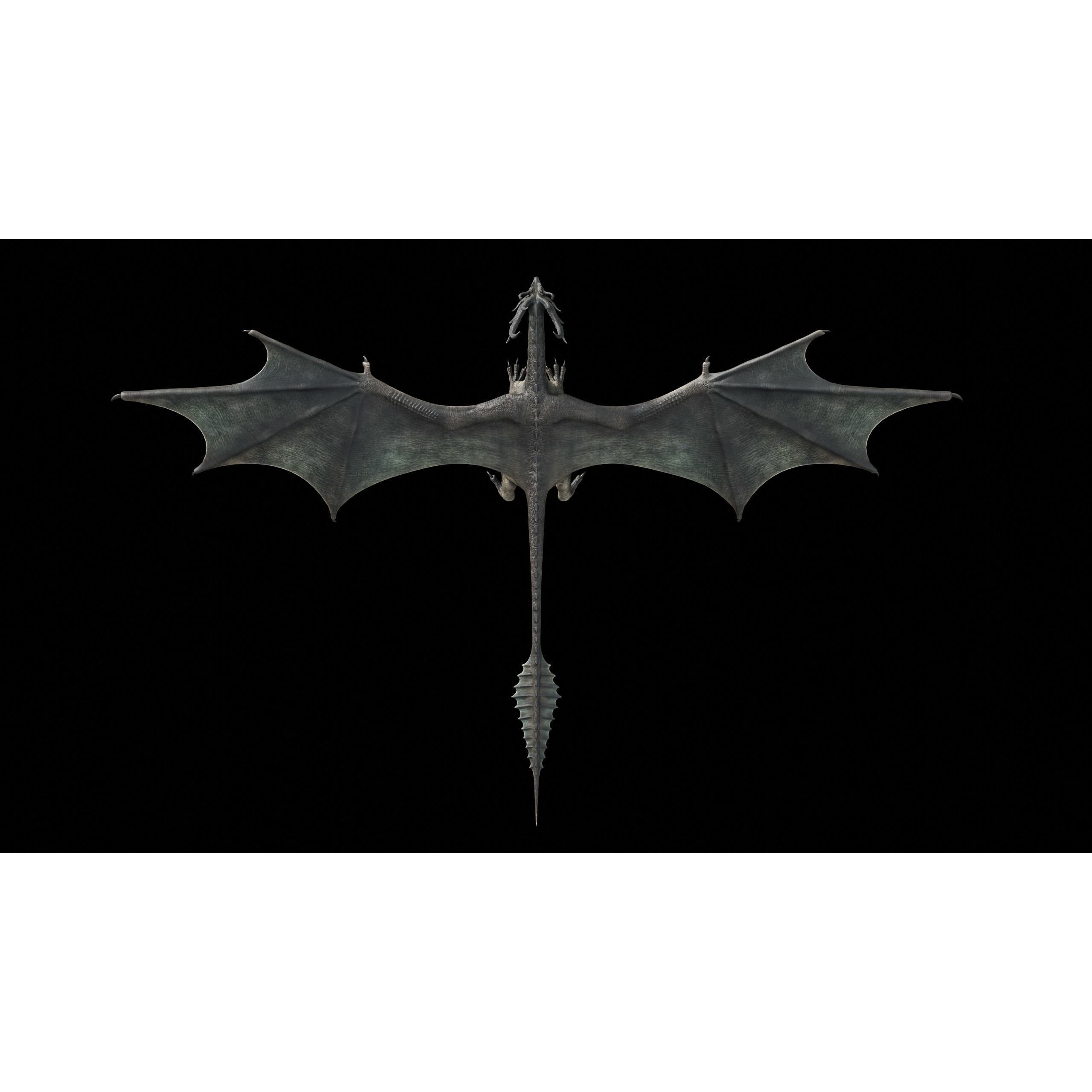 Hellfire Dragon - Low-Poly Game-Ready 3D Model - View 14