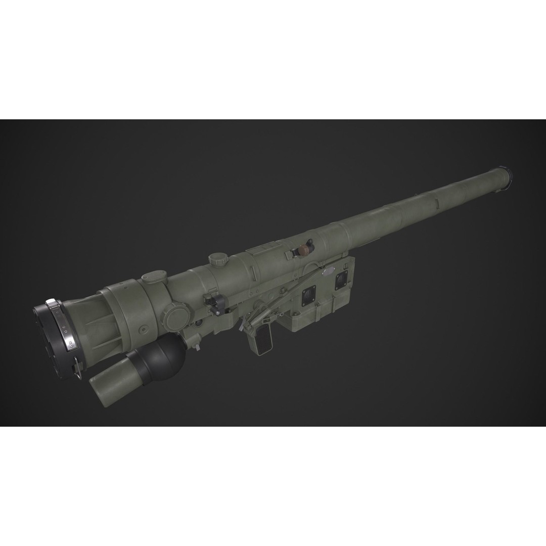 IGLA 9K38 3D Model – Low Poly Game-Ready Missile Asset, FBX - View 9