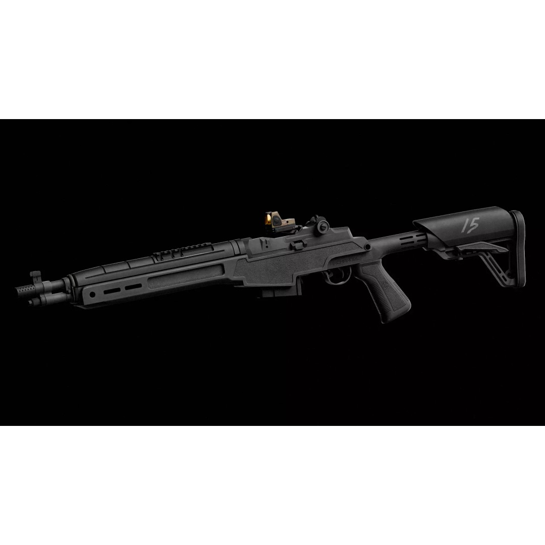 M1A SOCOM 16 CQB 3D Model – Low Poly Game Asset, FBX, PBR Textures - View 5