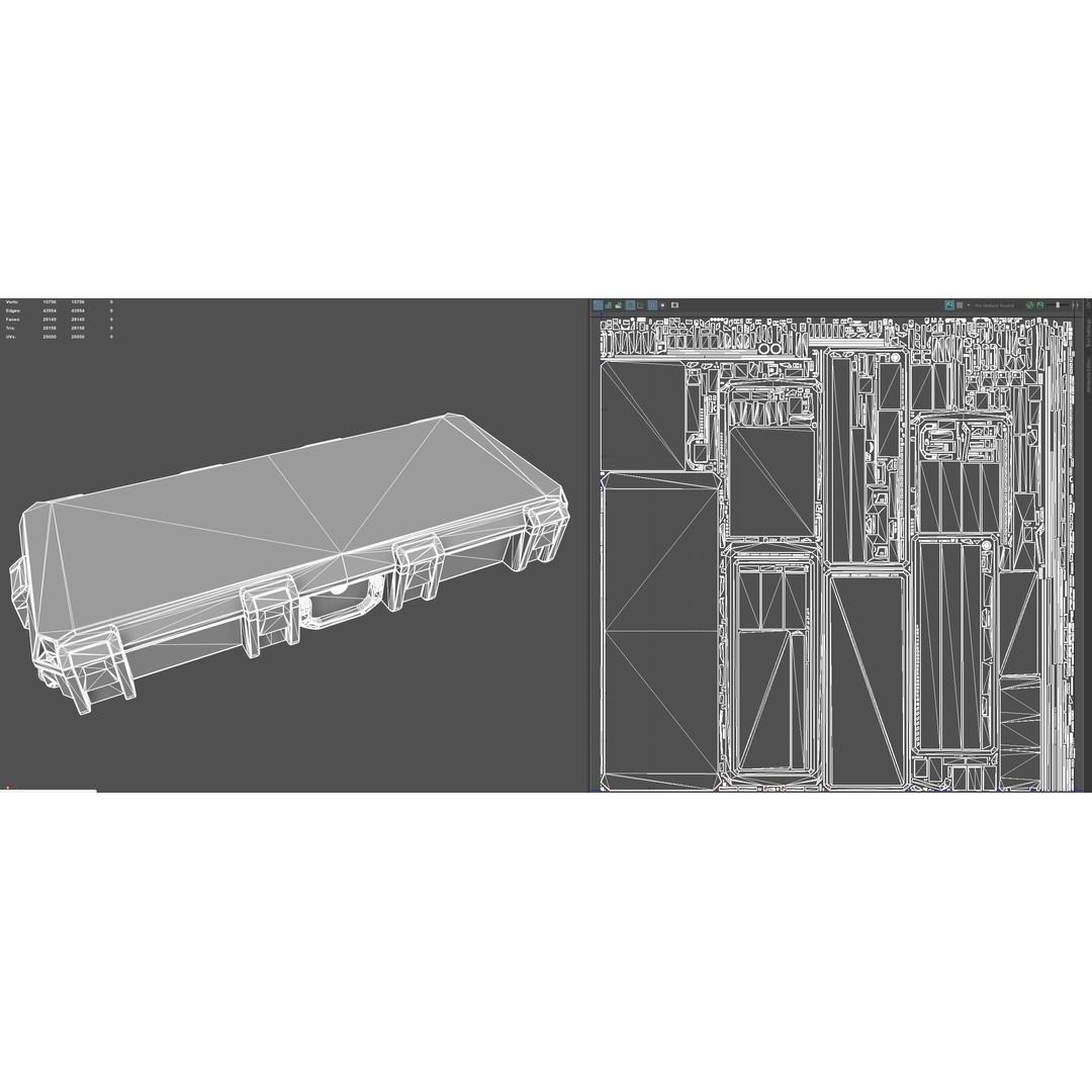V730 Vault Tactical Rifle Case 3D Model – Low Poly PBR Game Asset, FBX