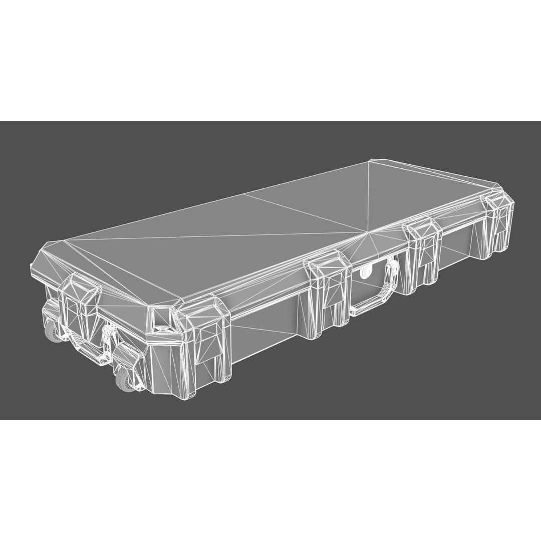 V730 Vault Tactical Rifle Case 3D Model – Low Poly PBR Game Asset, FBX - View 15