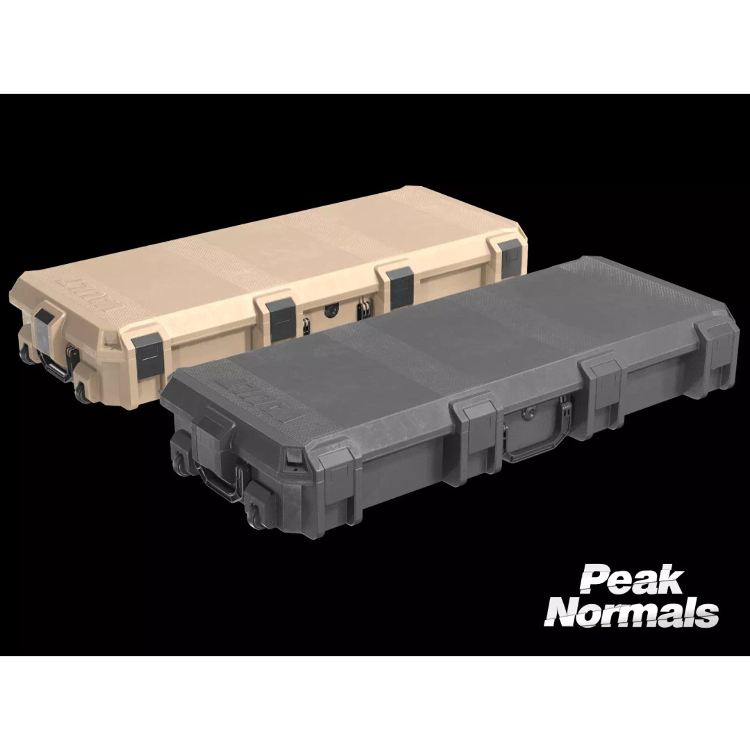 V730 Vault Tactical Rifle Case 3D Model – Low Poly PBR Game Asset, FBX - View 2