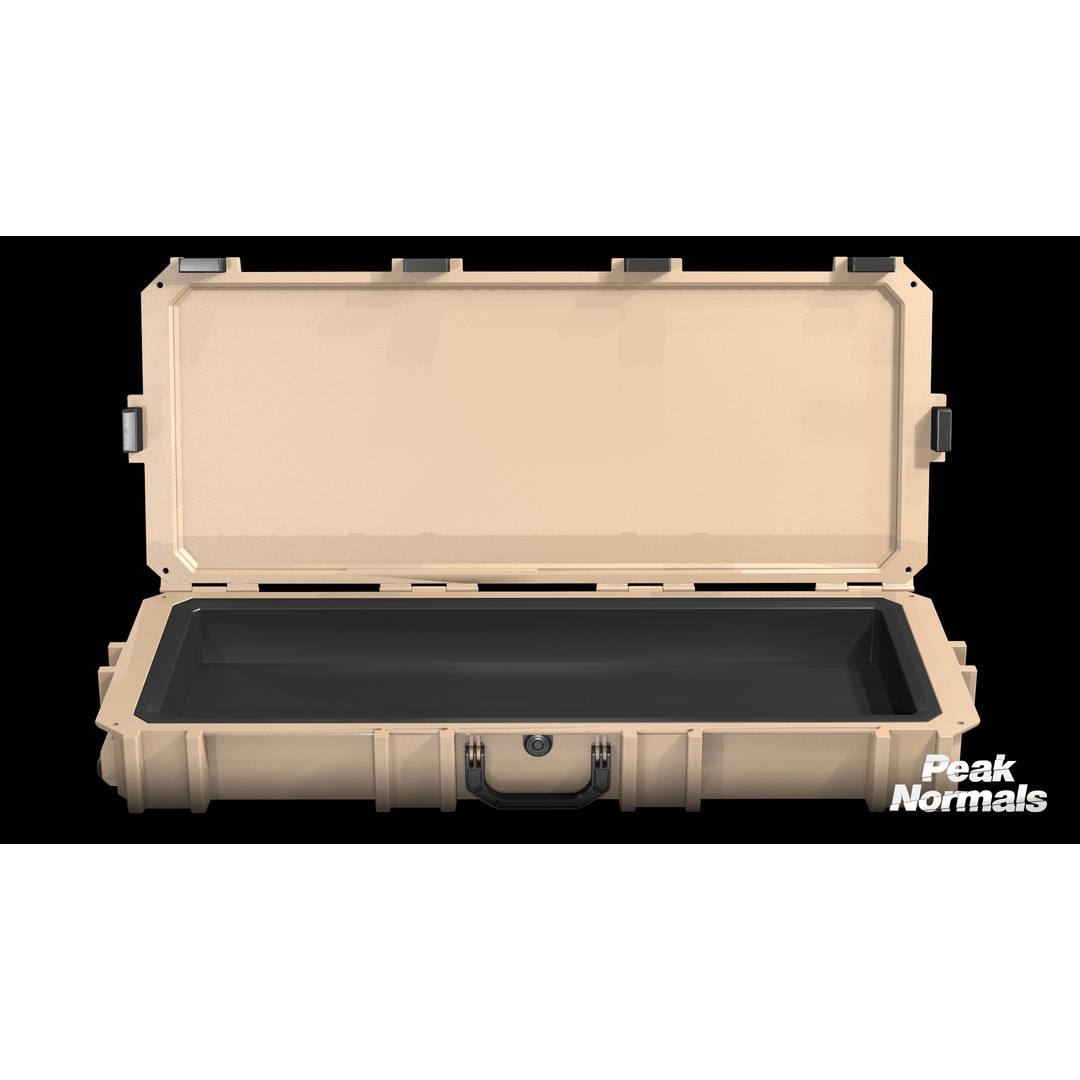 V730 Vault Tactical Rifle Case 3D Model – Low Poly PBR Game Asset, FBX - View 4