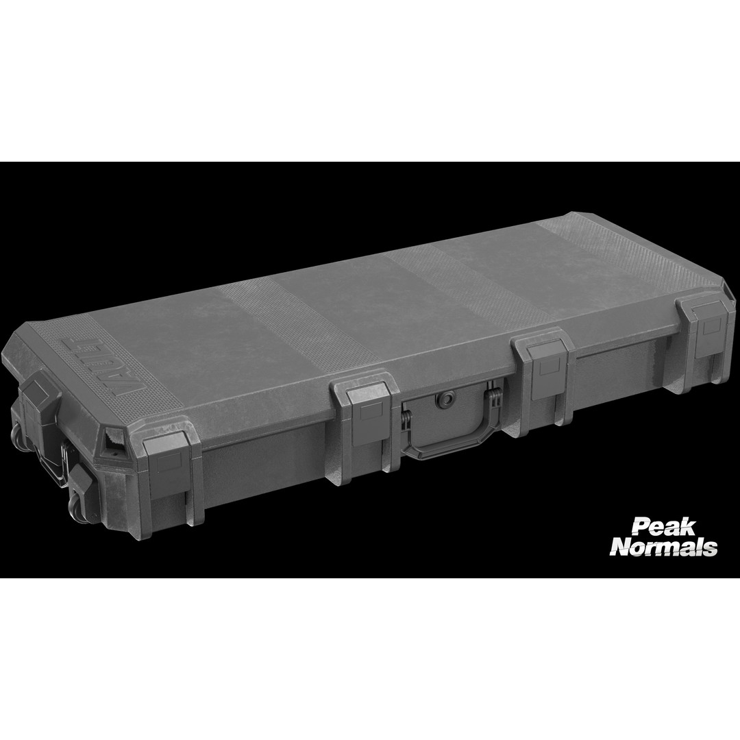 V730 Vault Tactical Rifle Case 3D Model – Low Poly PBR Game Asset, FBX - View 9