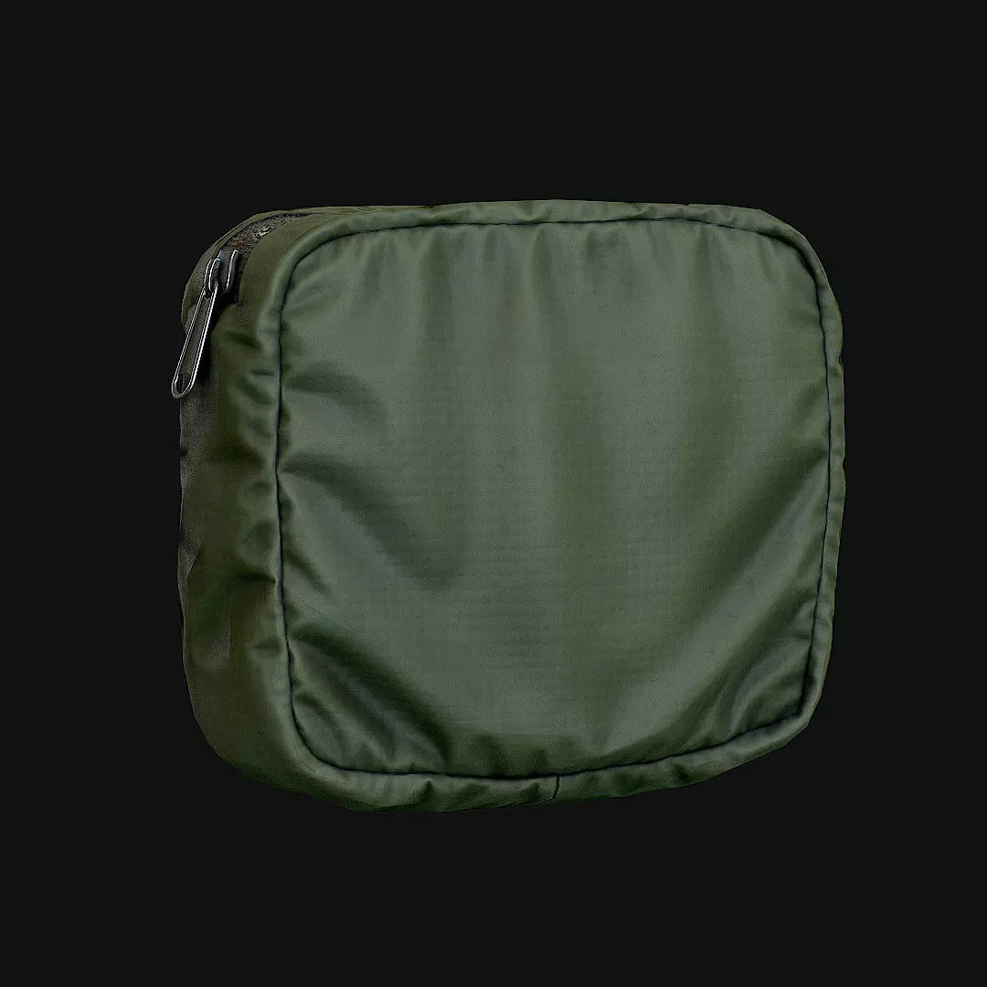Pouches 3D Model – Low Poly Game Asset, FBX, PBR Textures - View 4