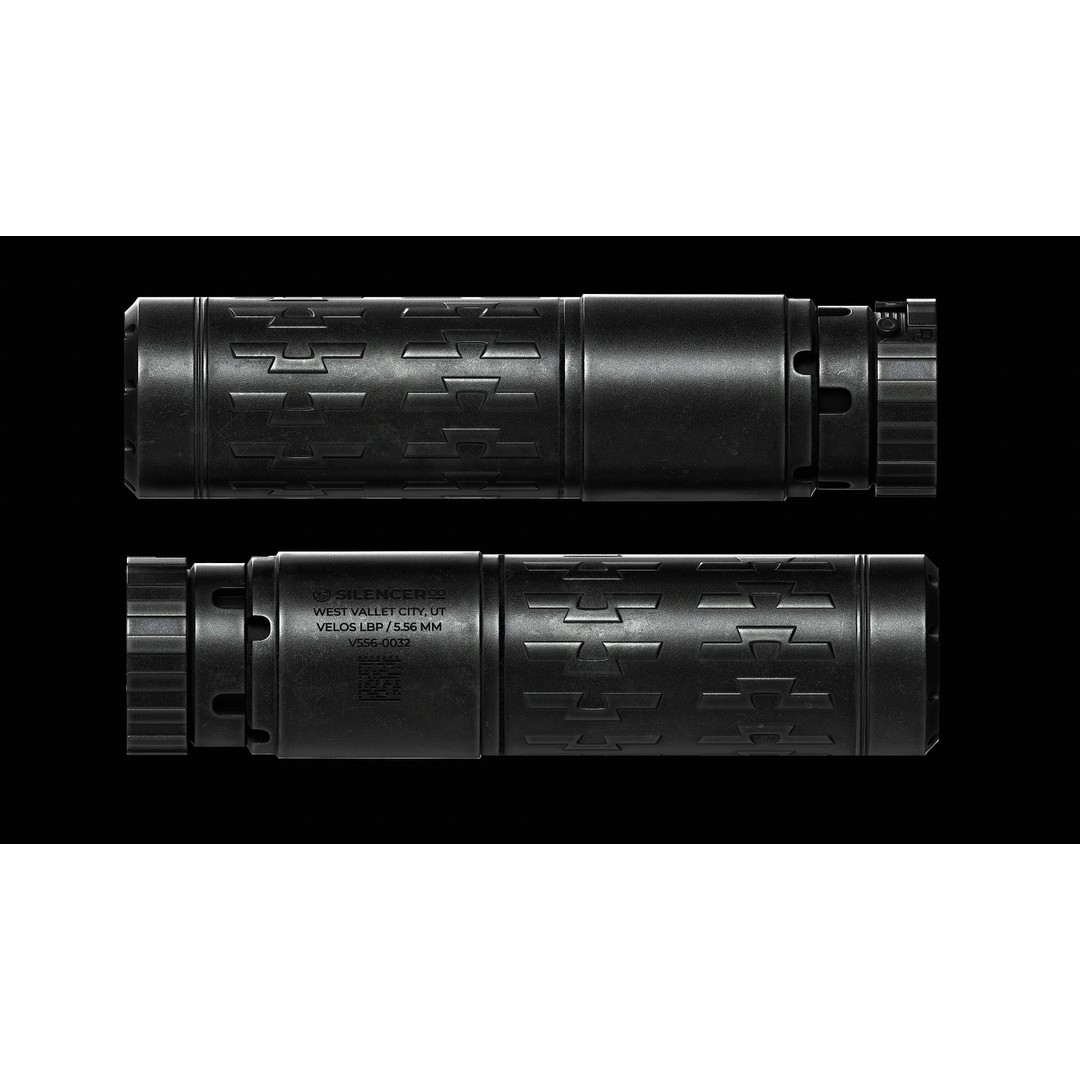 SilencerCo Velos LBP 3D Model – Low Poly Game-Ready Asset, FBX, OBJ - View 14