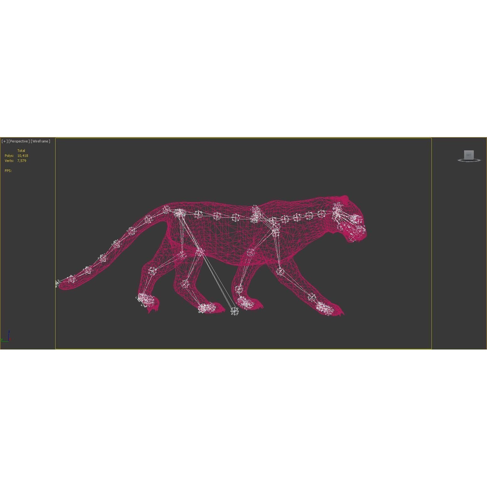Rigged Tiger - Low-Poly Game-Ready 3D Model