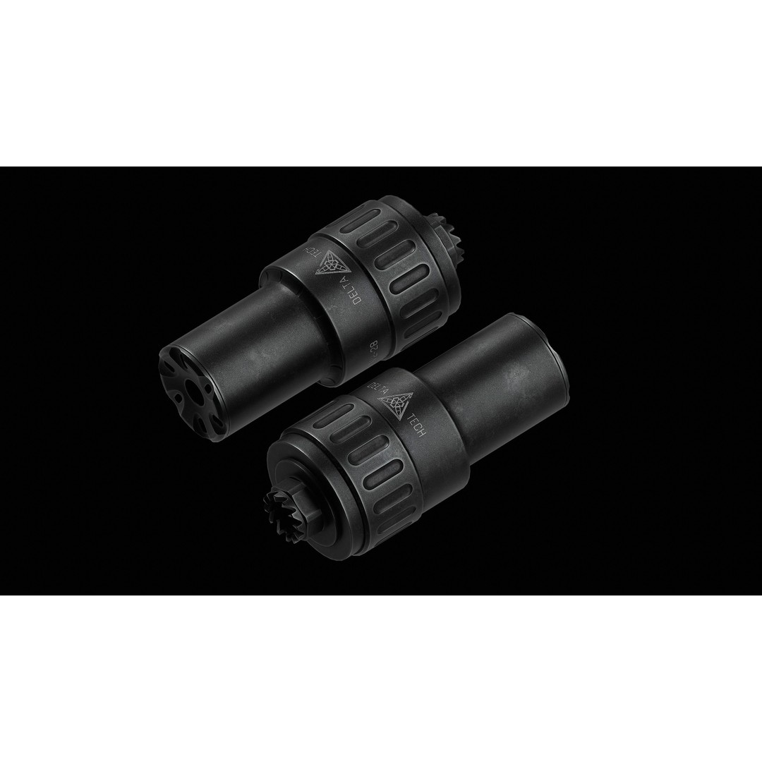 Delta-Tek MPI KP-9 3D Model – Low Poly Game-Ready Flash Hider, FBX, OBJ
