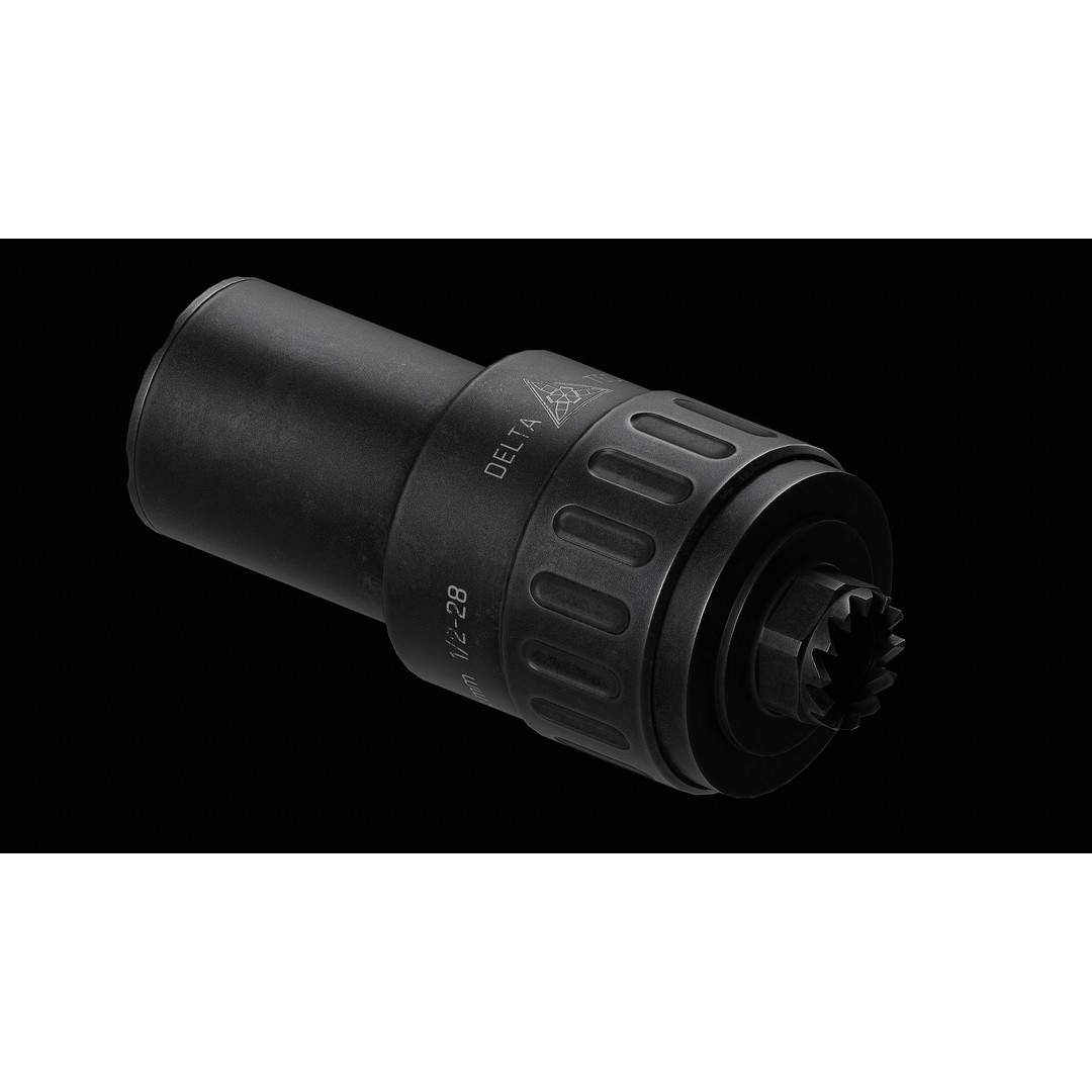 Delta-Tek MPI KP-9 3D Model – Low Poly Game-Ready Flash Hider, FBX, OBJ - View 7