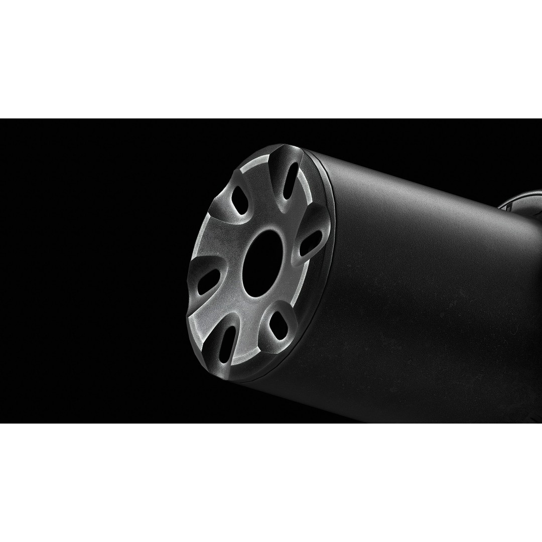 Delta-Tek MPI KP-9 3D Model – Low Poly Game-Ready Flash Hider, FBX, OBJ - View 8