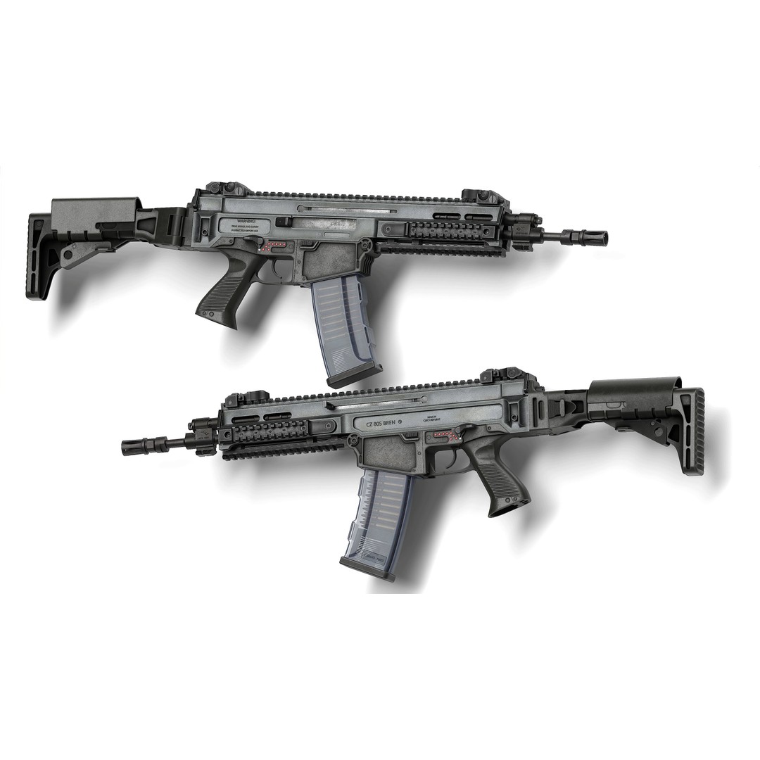 CZ Translucent 223 5x56 Magazine 3D Model – Low Poly Game Asset, FBX - View 14