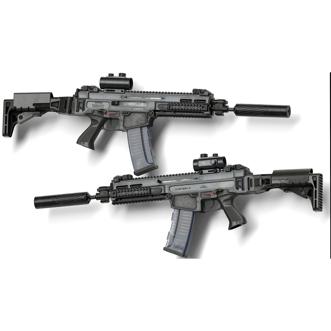 CZ Translucent 223 5x56 Magazine 3D Model – Low Poly Game Asset, FBX - View 15