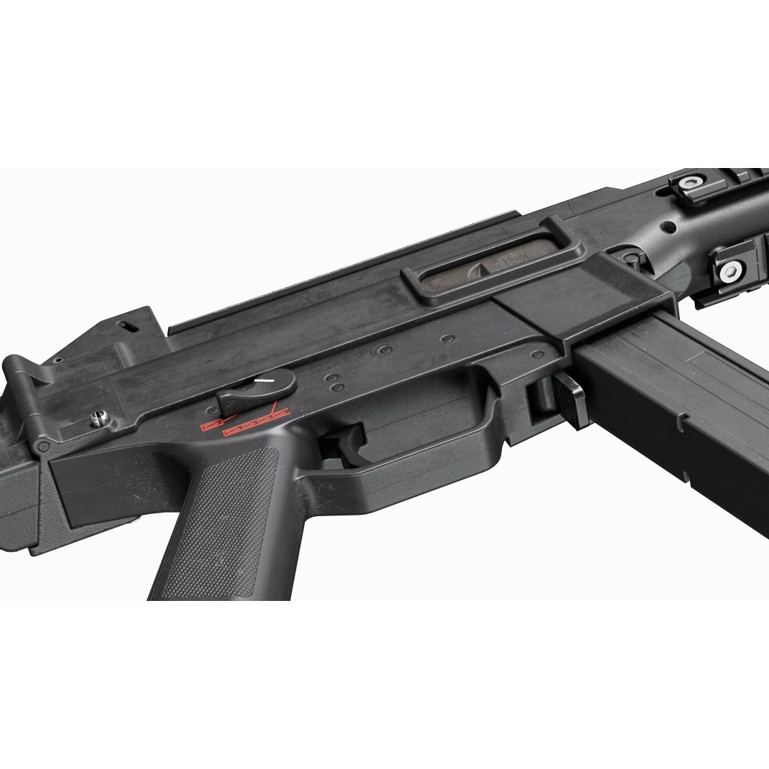 HK UMP 45 3D Model – Low Poly Game-Ready Submachine Gun, FBX, OBJ - View 12