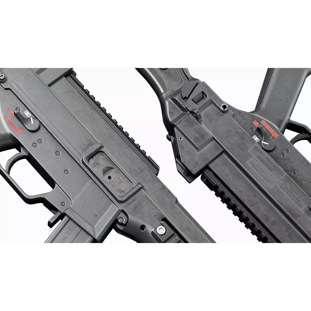 HK UMP 45 3D Model – Low Poly Game-Ready Submachine Gun, FBX, OBJ - View 14