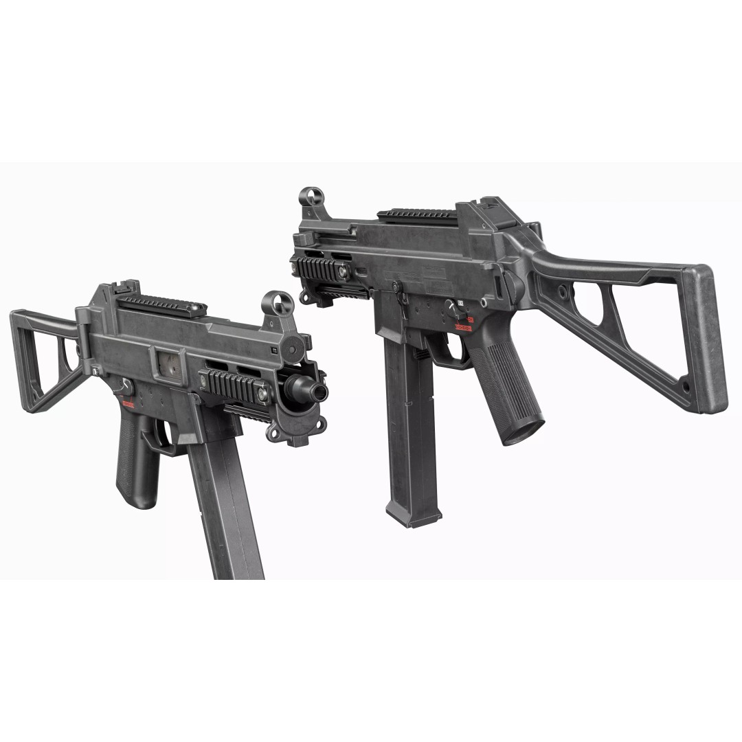 HK UMP 45 3D Model – Low Poly Game-Ready Submachine Gun, FBX, OBJ - View 18