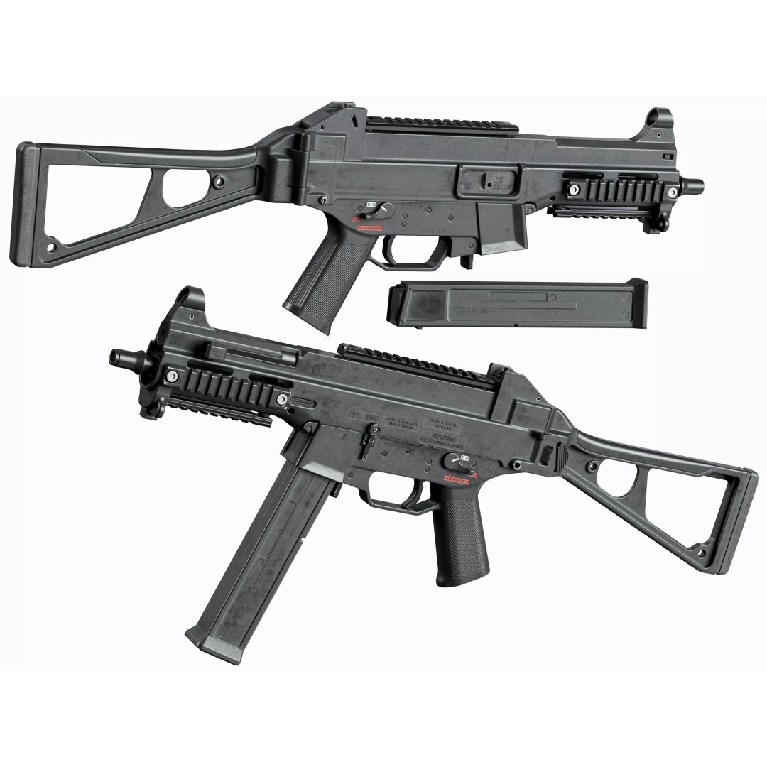 HK UMP 45 3D Model – Low Poly Game-Ready Submachine Gun, FBX, OBJ - View 2