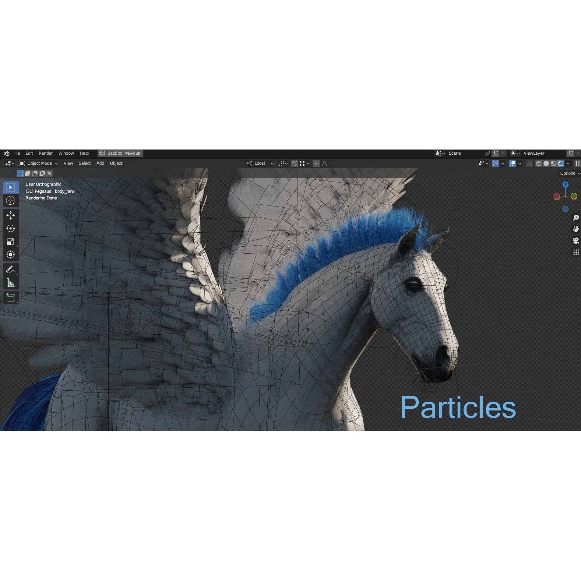 Pegasus - Game-Ready 3D Model