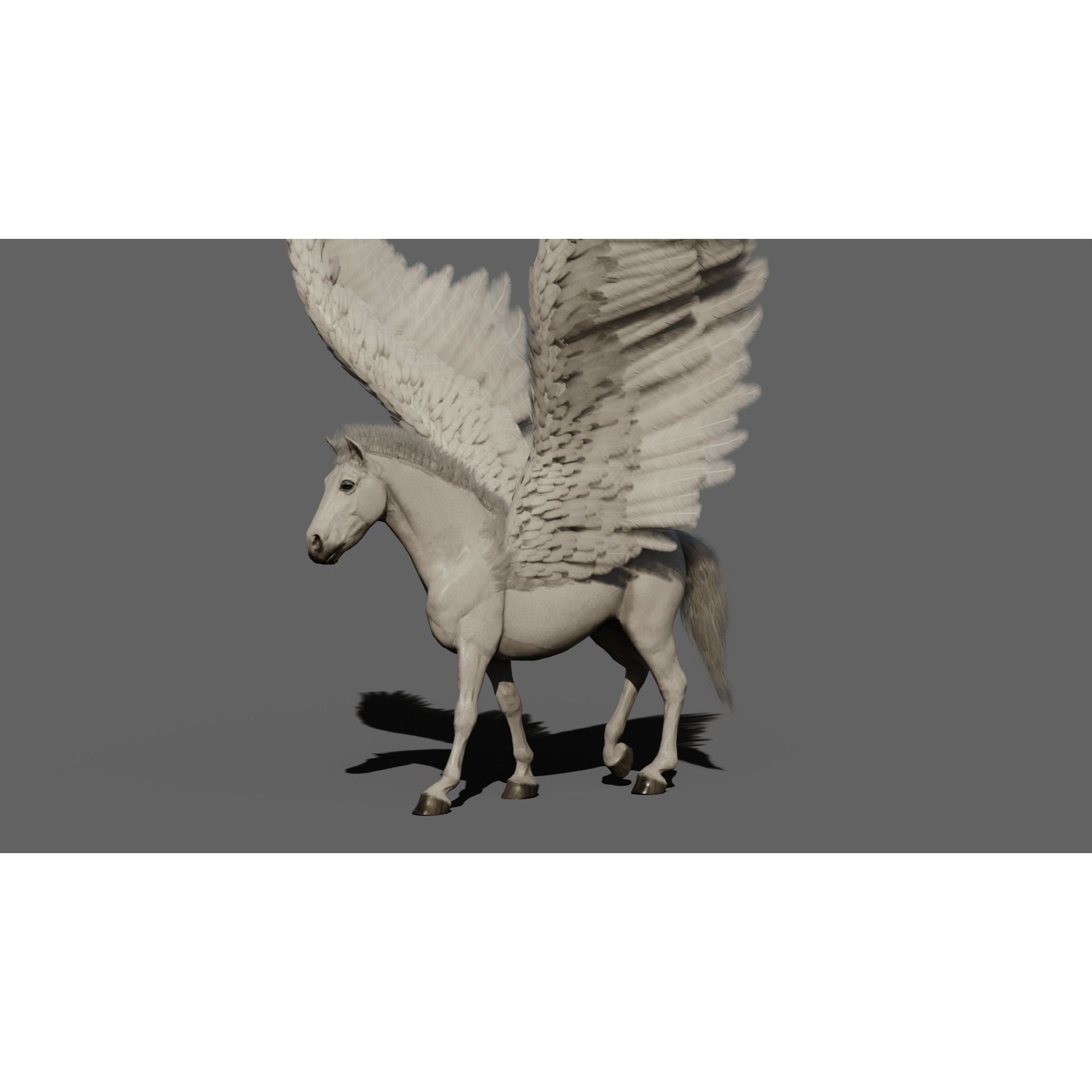 Pegasus - Game-Ready 3D Model - View 10
