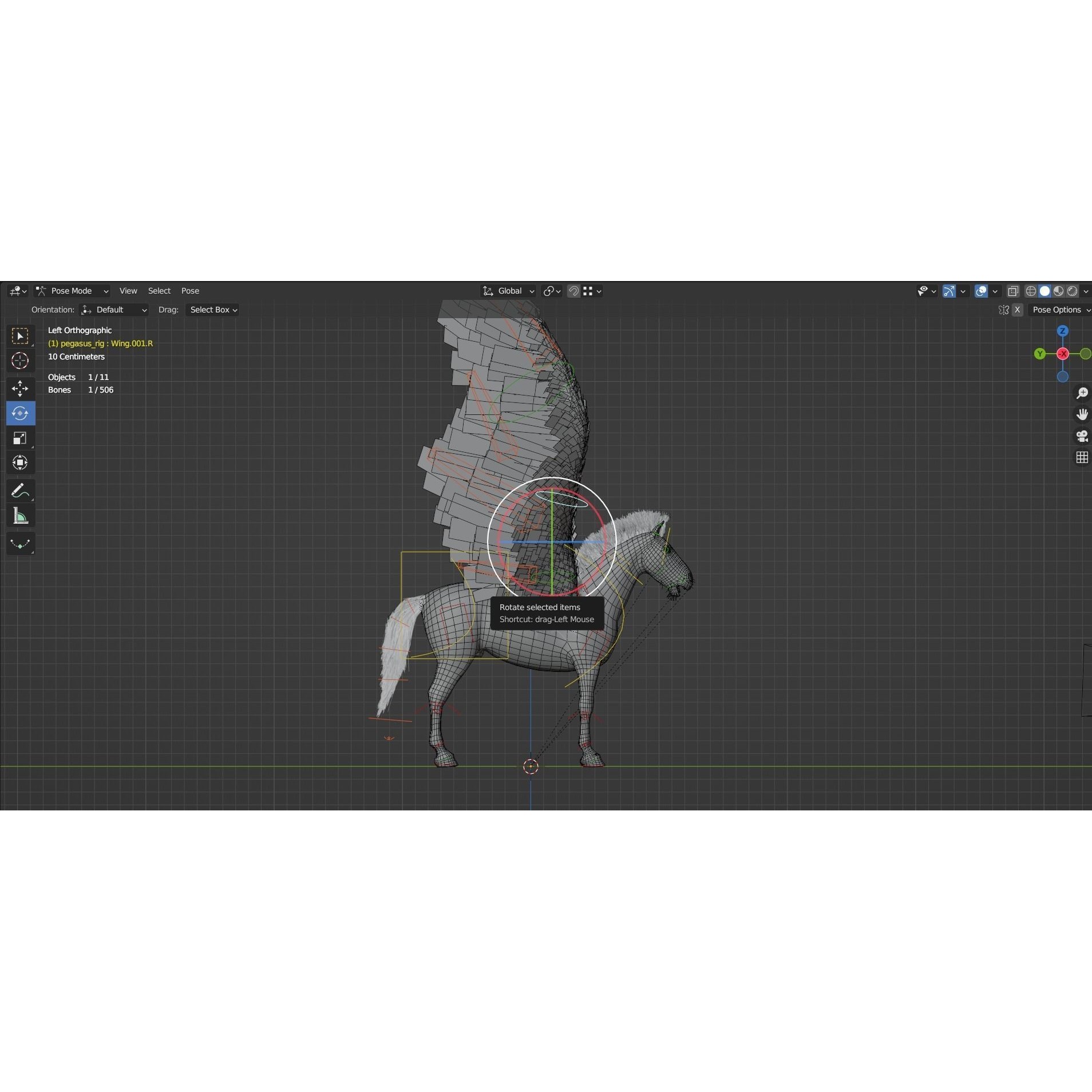 Pegasus - Game-Ready 3D Model - View 12