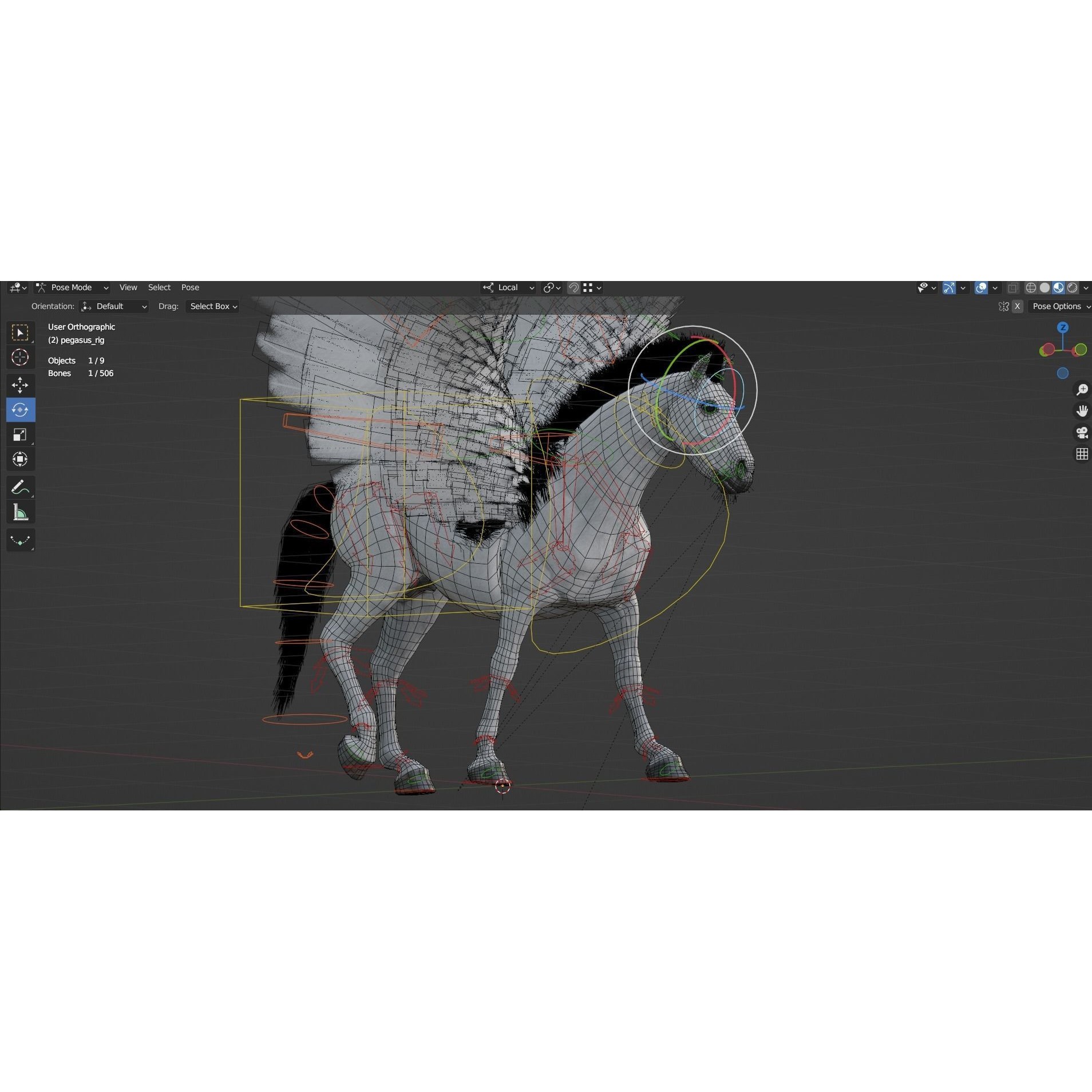 Pegasus - Game-Ready 3D Model - View 13