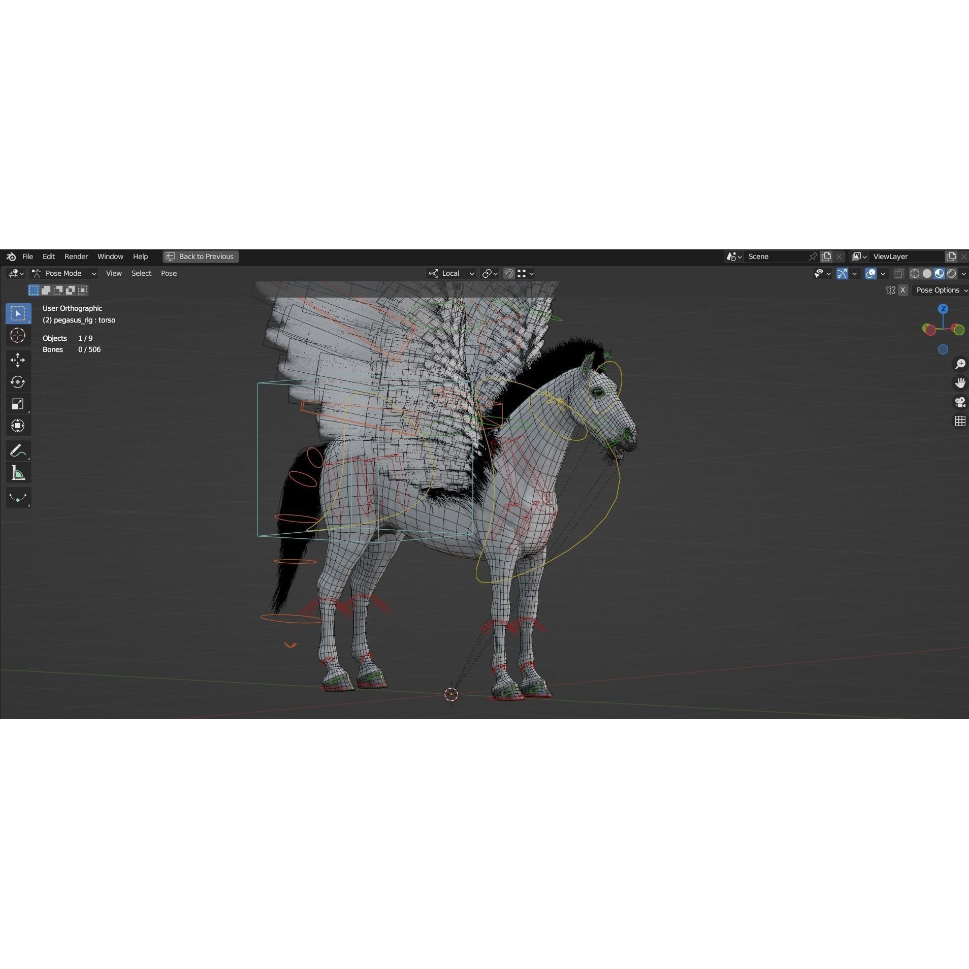 Pegasus - Game-Ready 3D Model - View 14