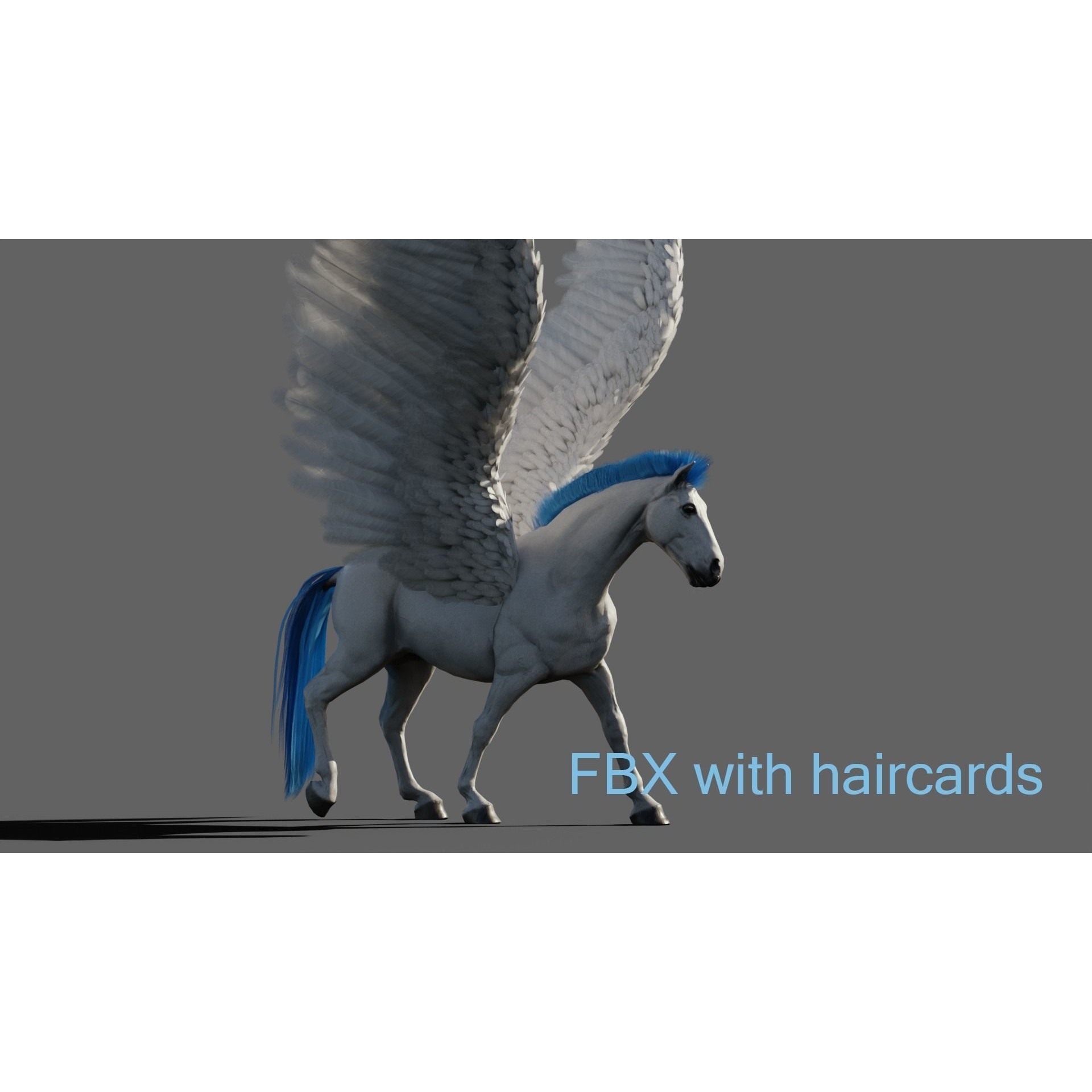 Pegasus - Game-Ready 3D Model - View 16