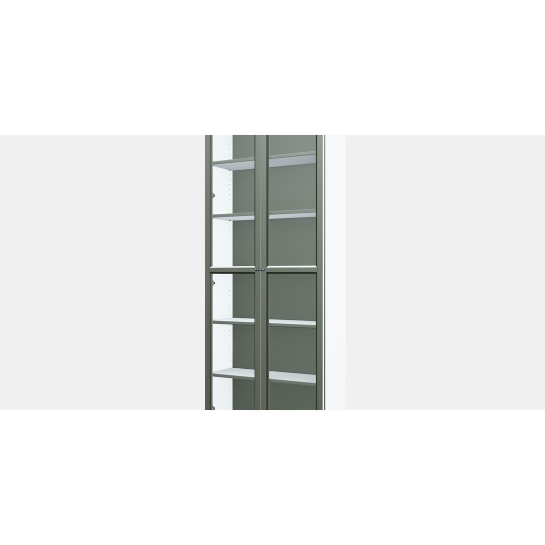 BILLY Bookcase 3D Model – PBR Textured Glass Door Furniture - View 13