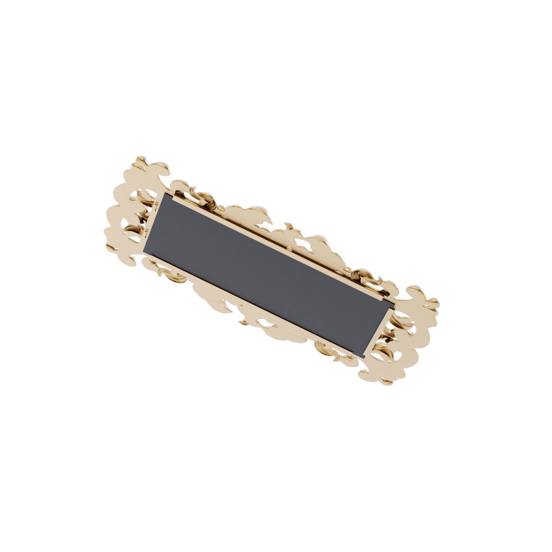 Antique Mirror Frame 3D Model – Luxury Vintage Design, PBR Textures, FBX - View 8