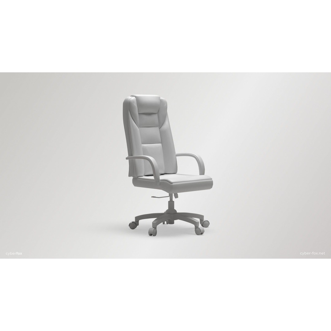 Wooden Desk and Chair 3D Model – Low Poly Game Asset, FBX & OBJ - View 18