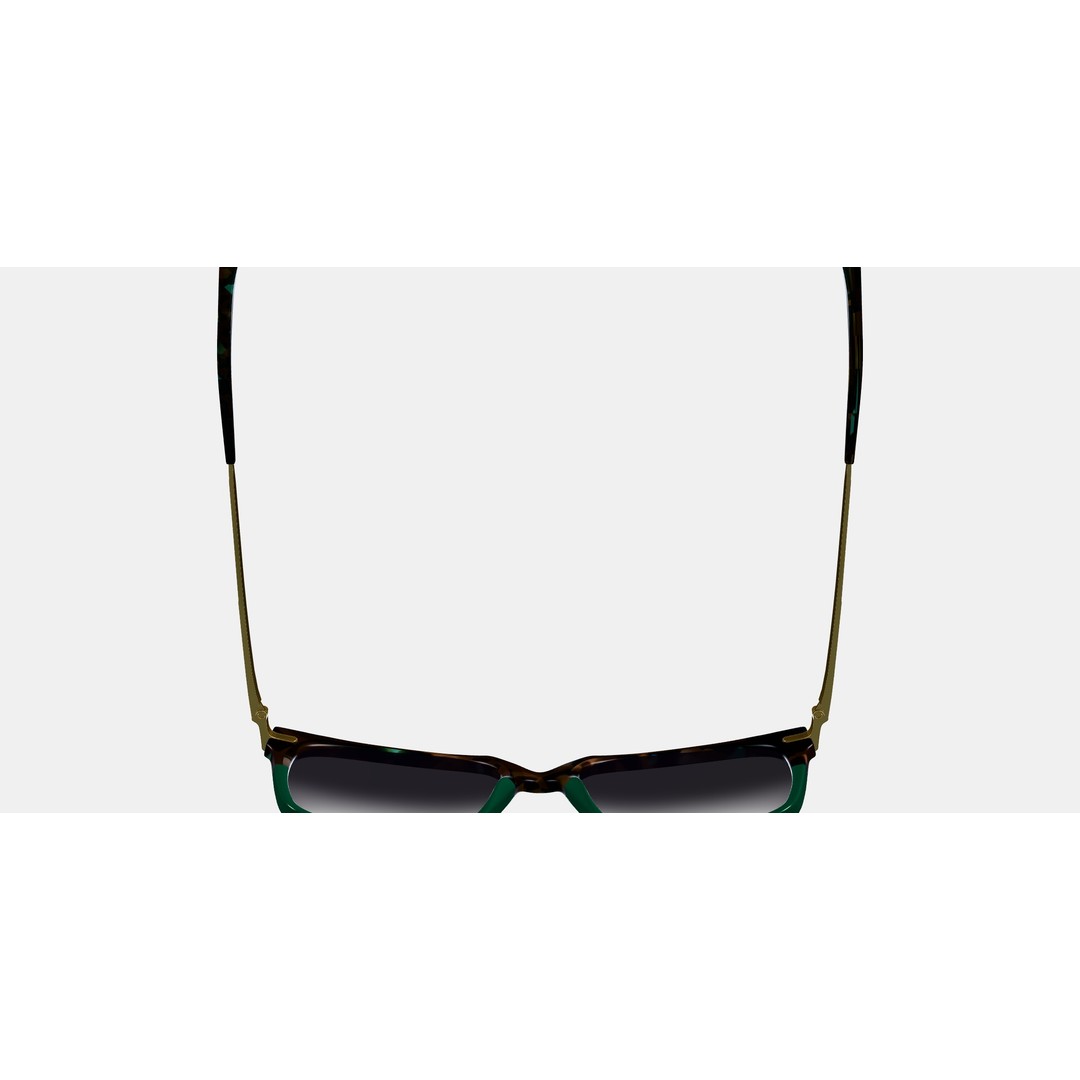 Vela Sunglasses 3D Model – Aventurine Tortoise with Polished Gold, PBR - View 9