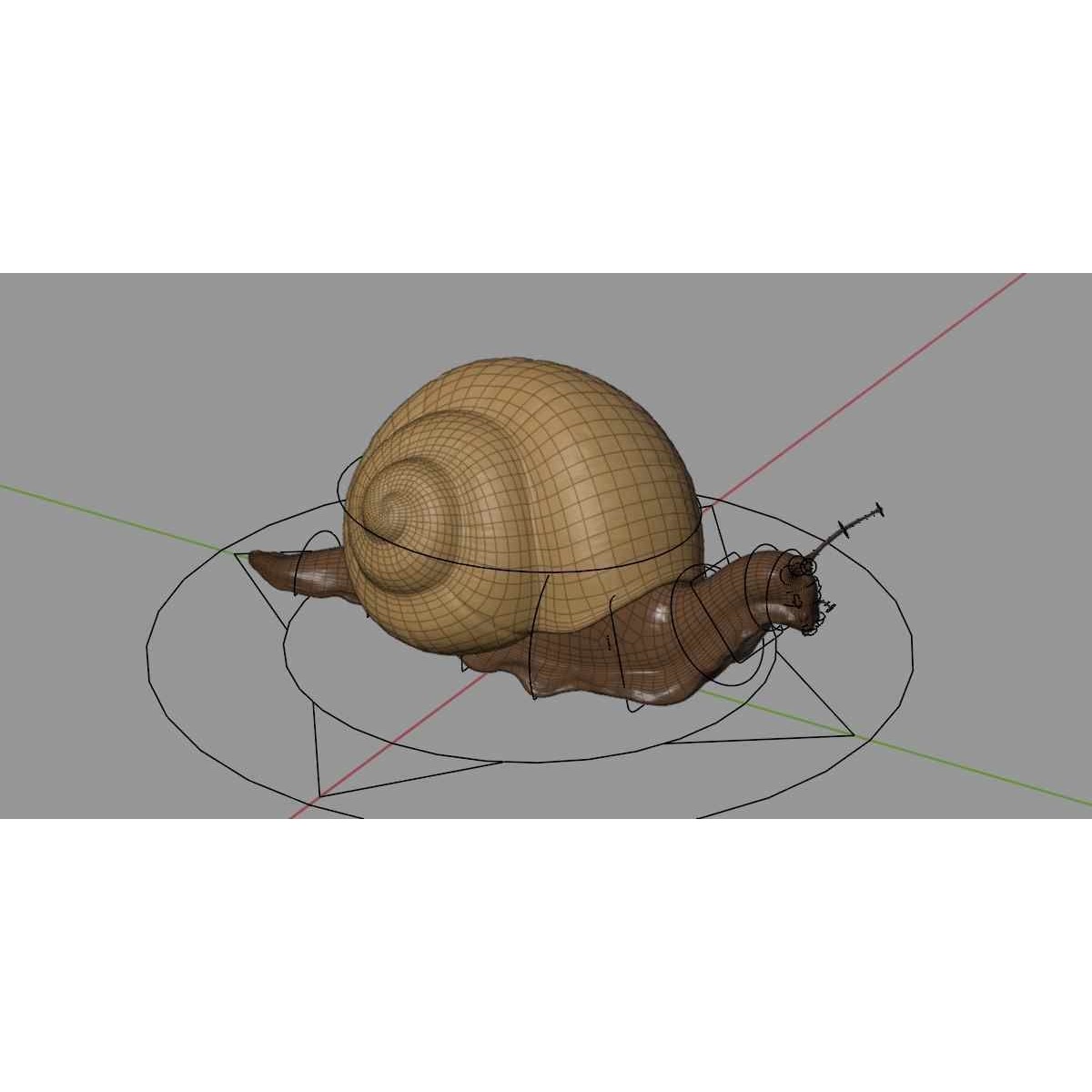 Snail - Game-Ready 3D Model
